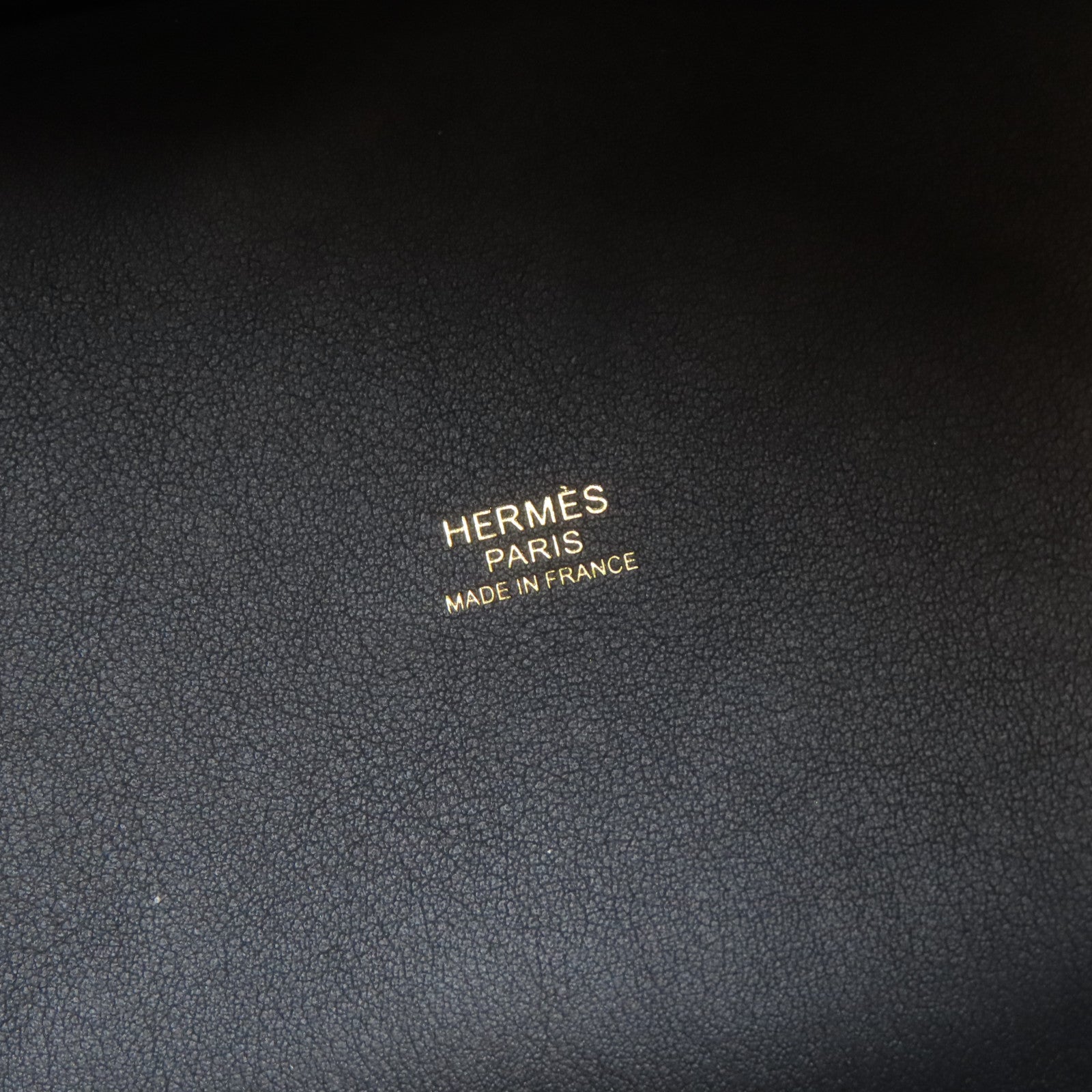 HERMES 帆布Picotin Cargo PM金扣手挽袋Noir/黑色