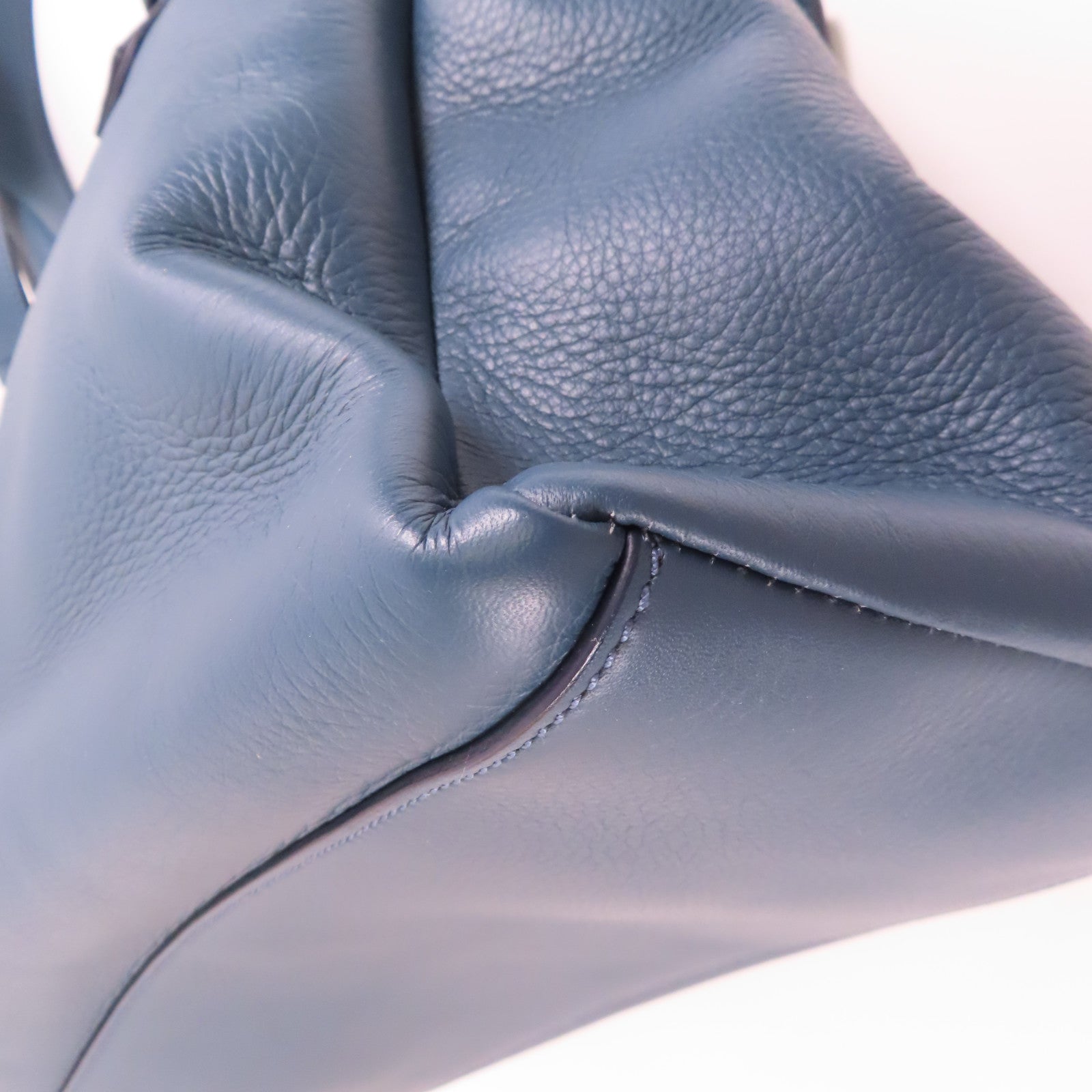 GIVENCHY SHW 2 Way Shoulder Hand Bag Calfskin Leather Blue