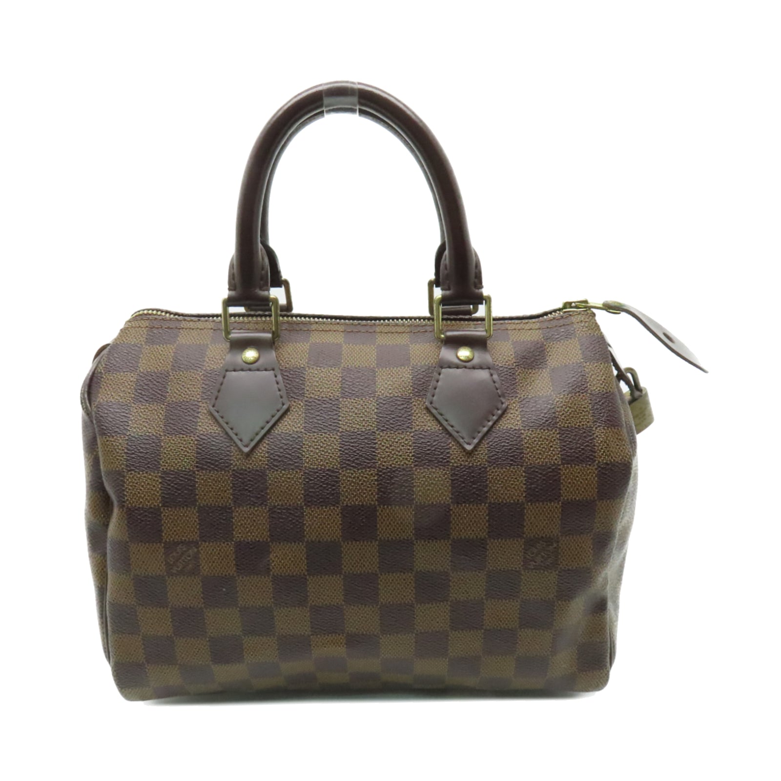 LOUIS VUITTON 【激減優惠】Damier Speedy 25金扣手挽袋啡色