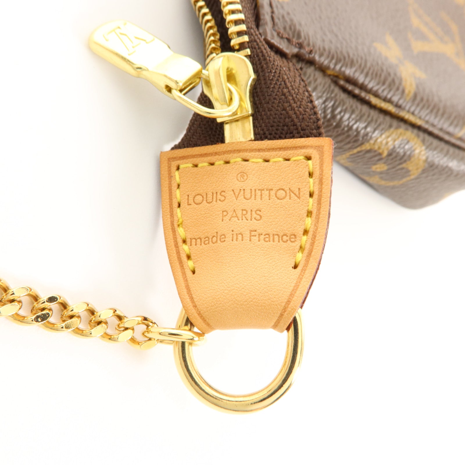 LOUIS VUITTON Monogram Mini Pochette Accessoires金扣手挽袋