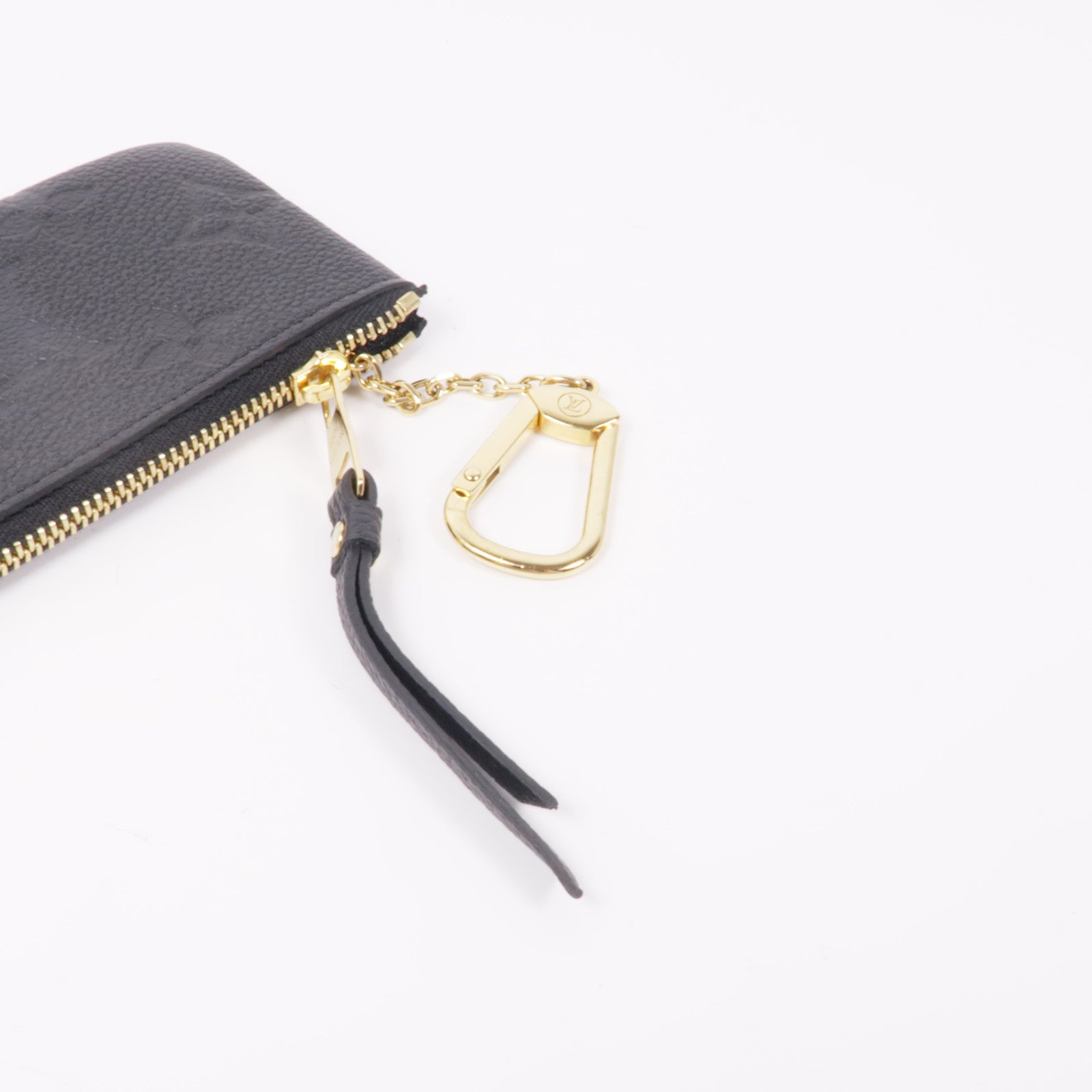 LOUIS VUITTON Monogram Taurillon Coin Case金扣零錢包