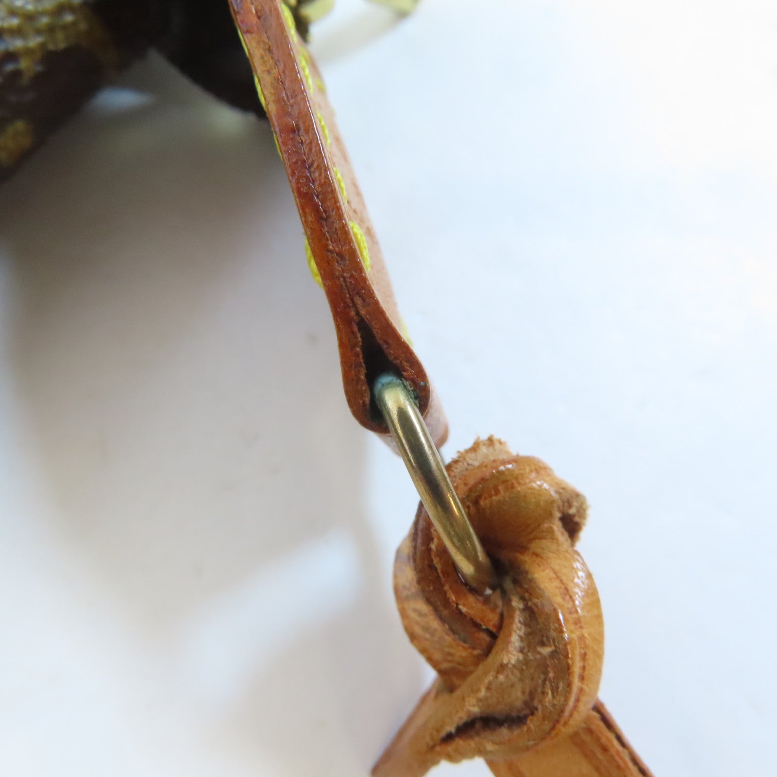 LOUIS VUITTON Monogram Pochette Accessoires Pouch金扣手拿包啡色