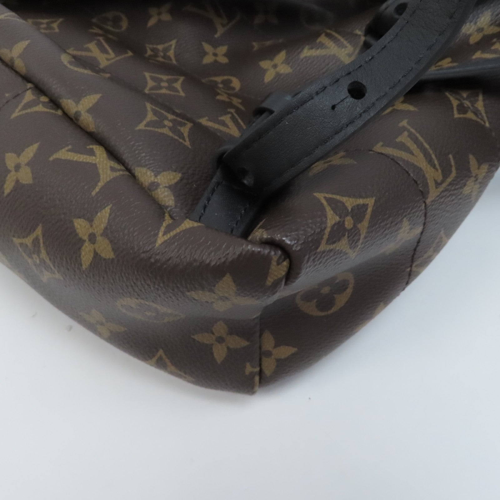 LOUIS VUITTON Monogram Palm Springs PM金扣背包啡色