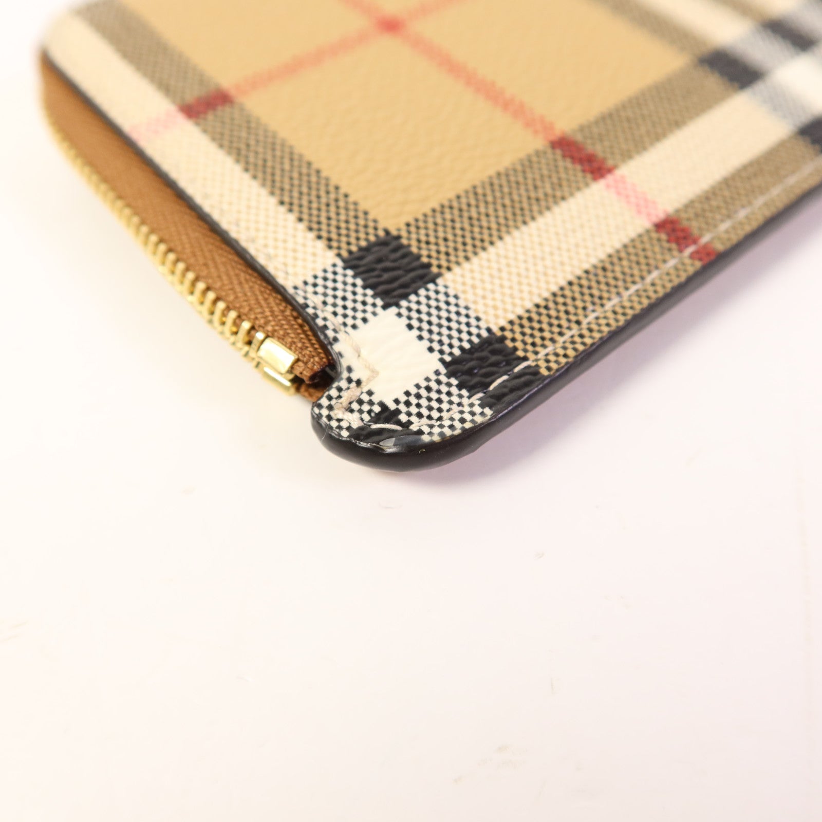 BURBERRY 塗層帆布Card Case金扣卡片套