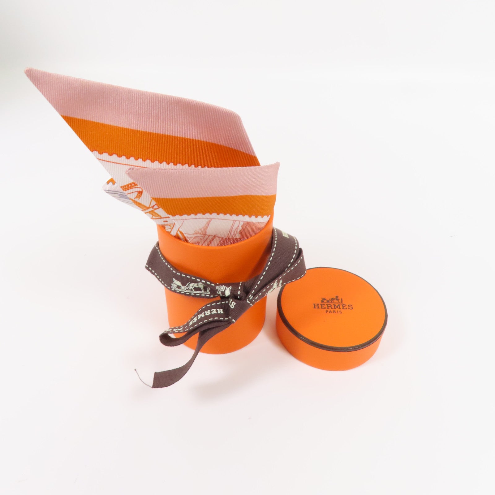 HERMES 絲質Twilly絲巾