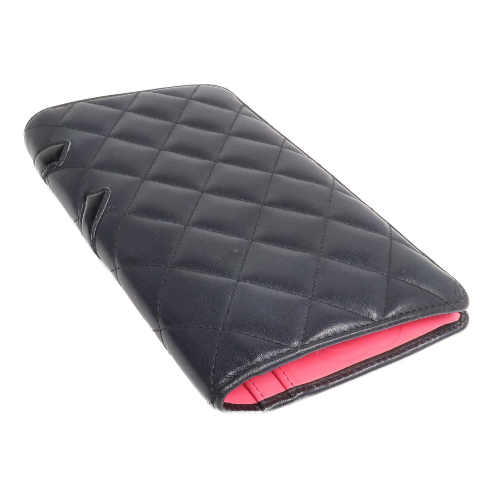 CHANEL 牛皮皮革Cambon Long Wallet長錢包