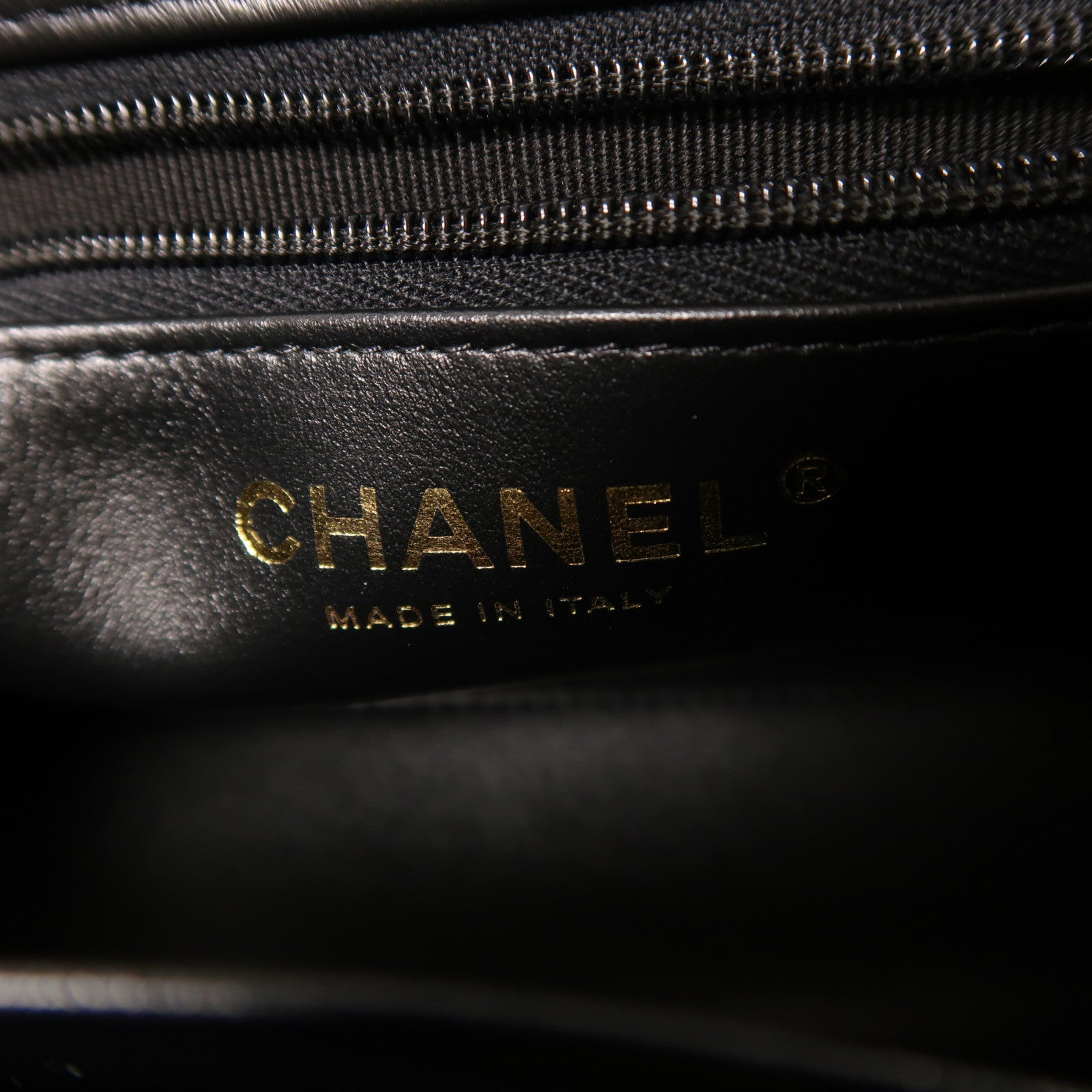 CHANEL 牛皮皮革Kelly Shiny Crumpled Mini金扣手挽肩背兩用袋