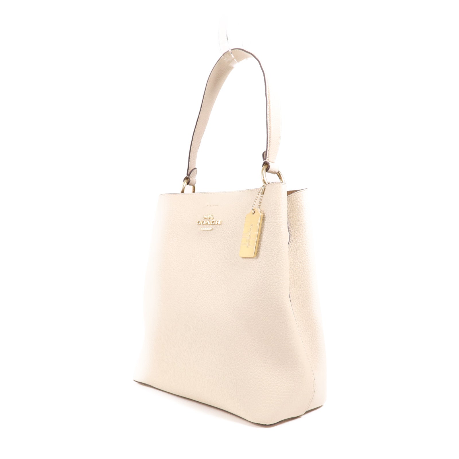 COACH 牛皮皮革2 Way Shoulder Bag金扣手挽肩背兩用袋