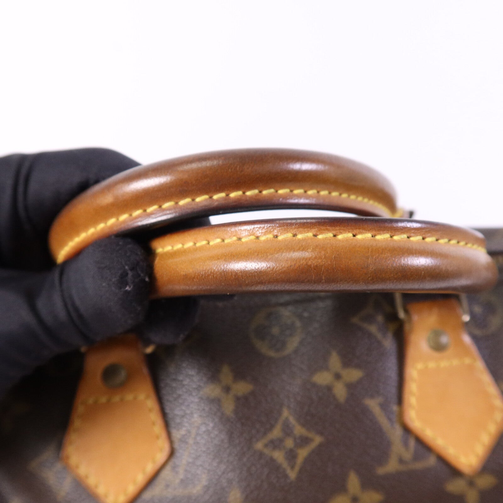 LOUIS VUITTON Monogram Speedy 30金扣手挽袋