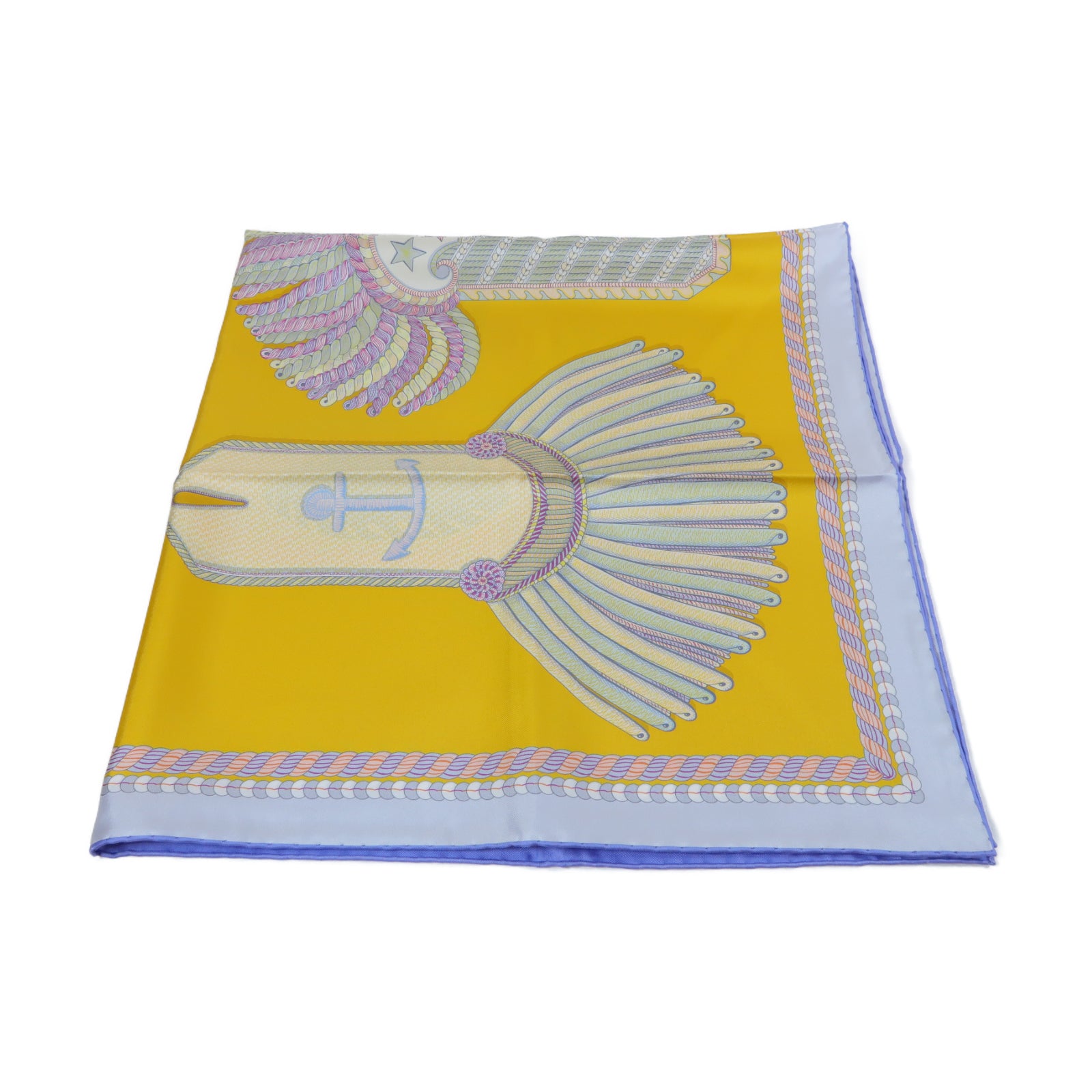 HERMES 【激減優惠】絲質Scarf 90x90絲巾紫色/粉紅色