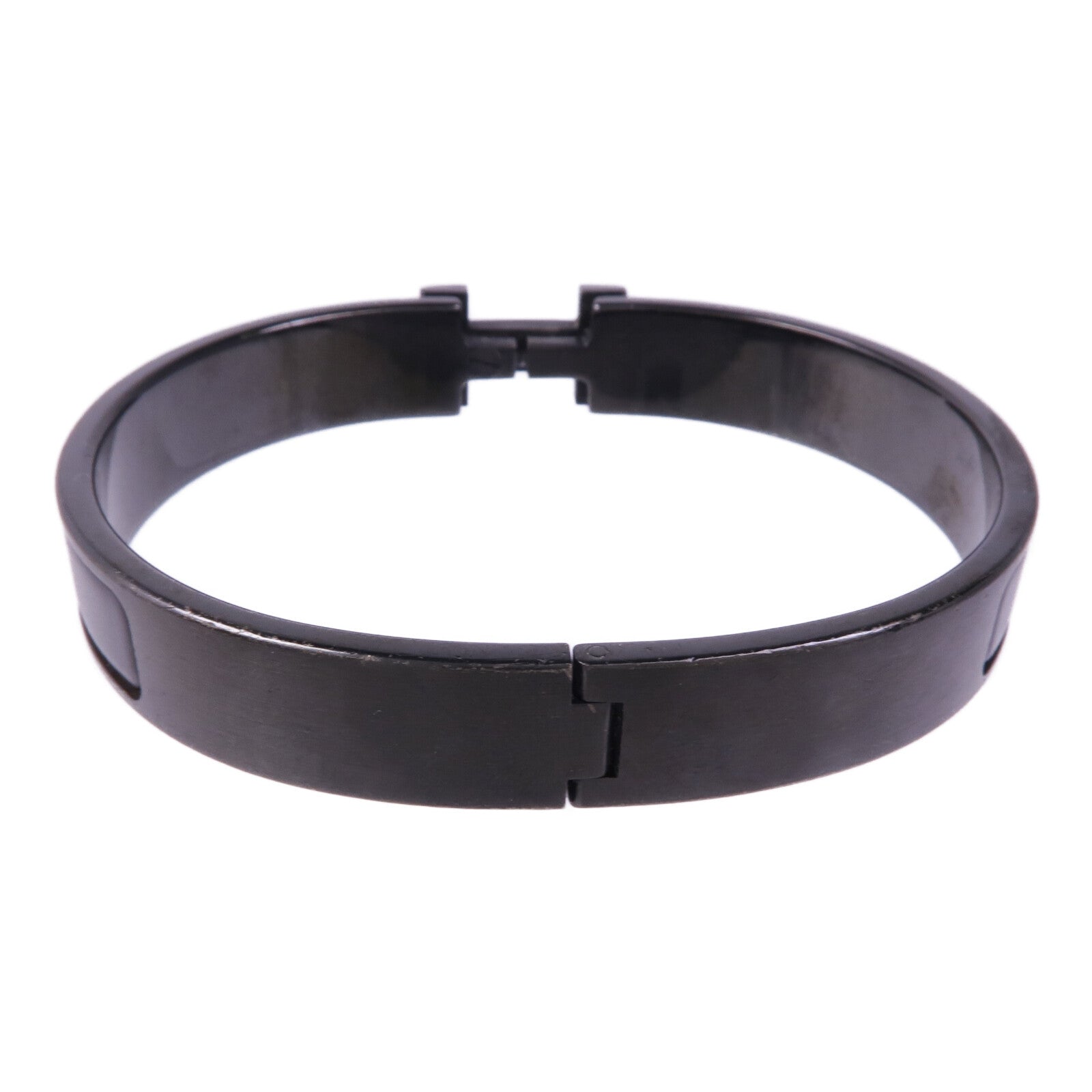 HERMES 金屬/琺瑯Clic HH So Black手鐲