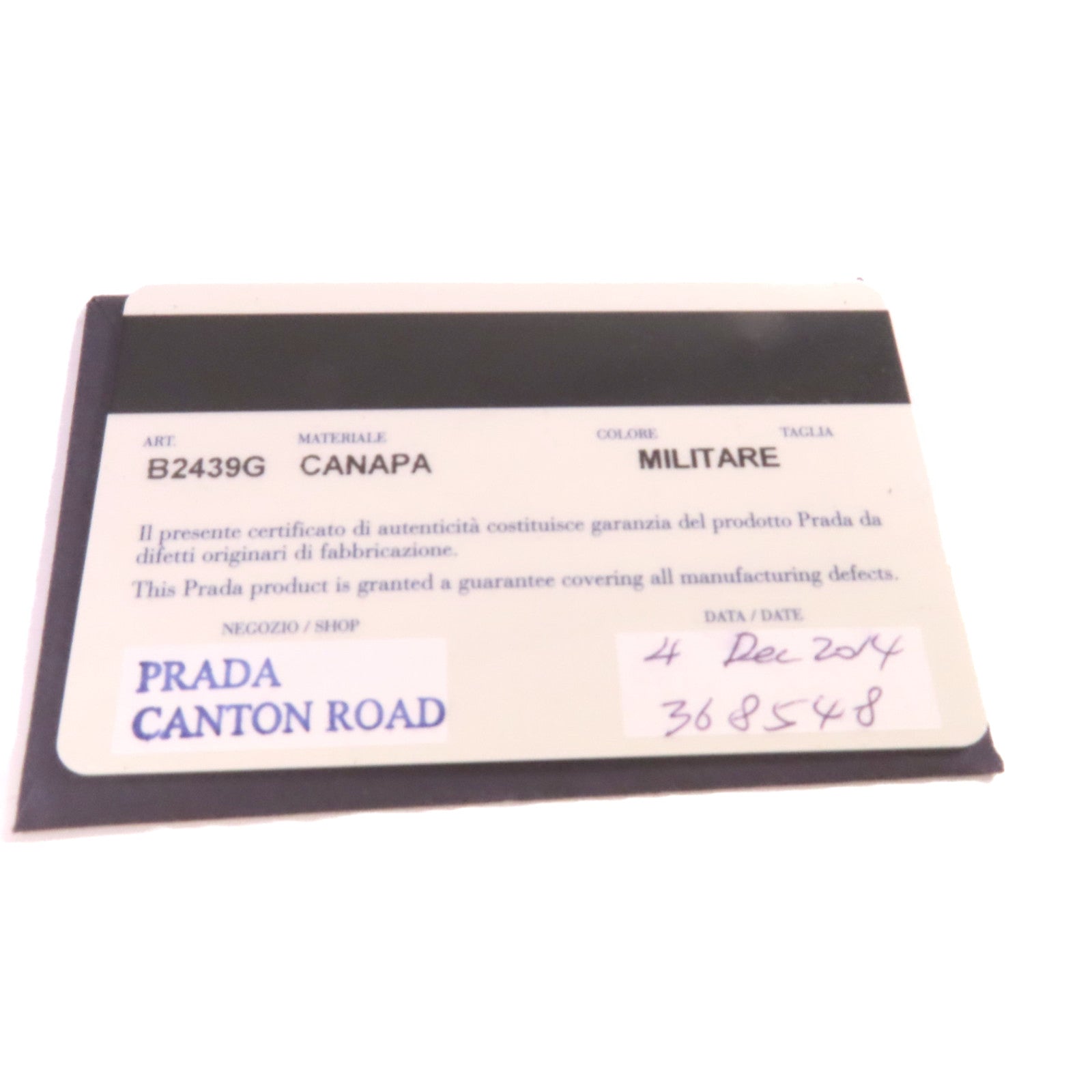 PRADA 帆布Canapa Shoulder Bag金扣手挽肩背兩用袋軍綠色