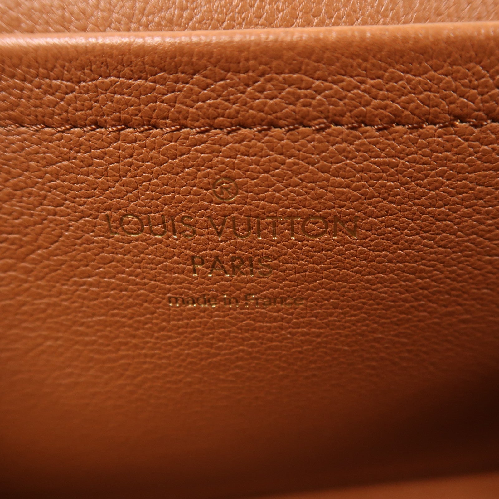 LOUIS VUITTON Monogram Marceau金扣鏈帶肩背袋棕色