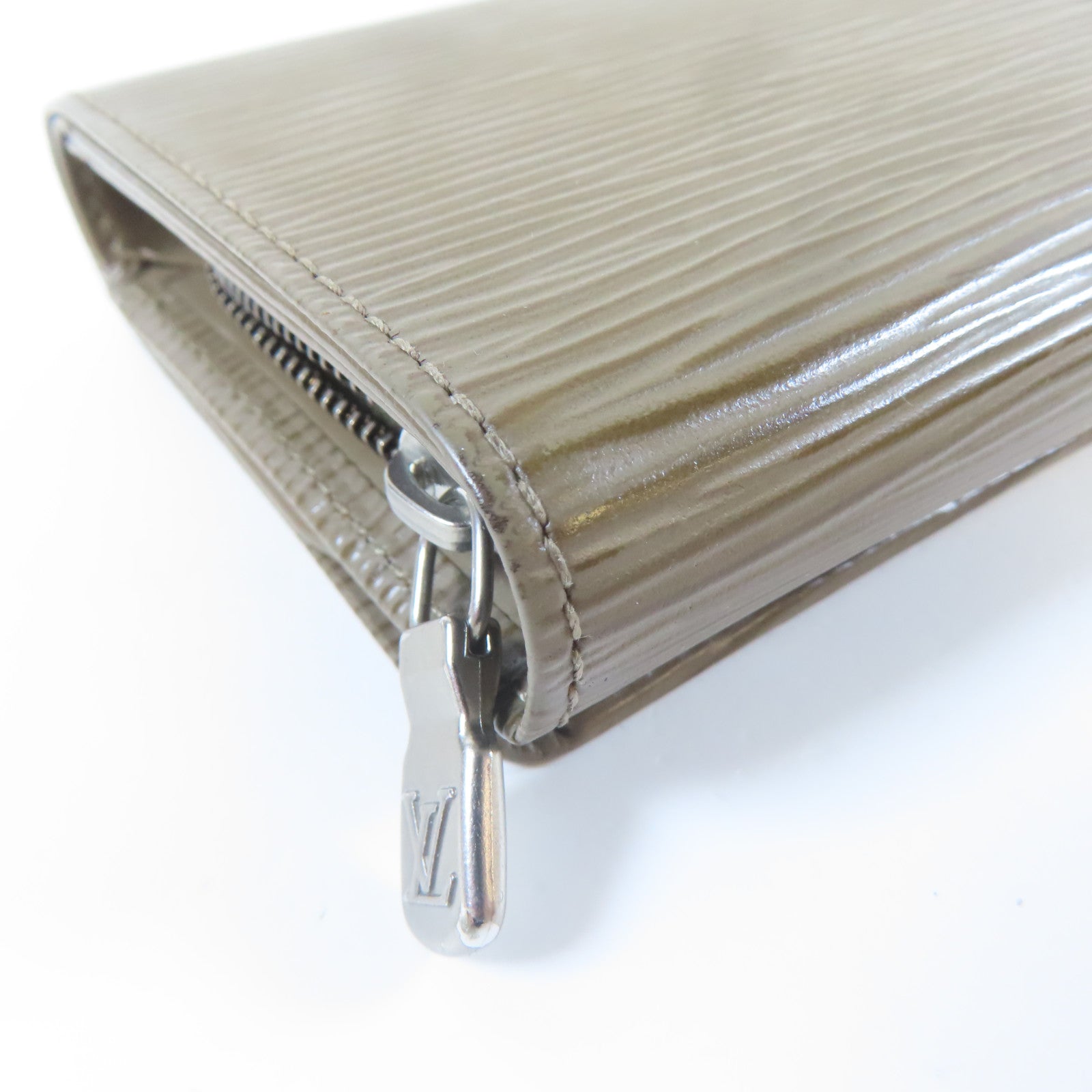 LOUIS VUITTON Epi Fold Wallet銀扣錢包啡色
