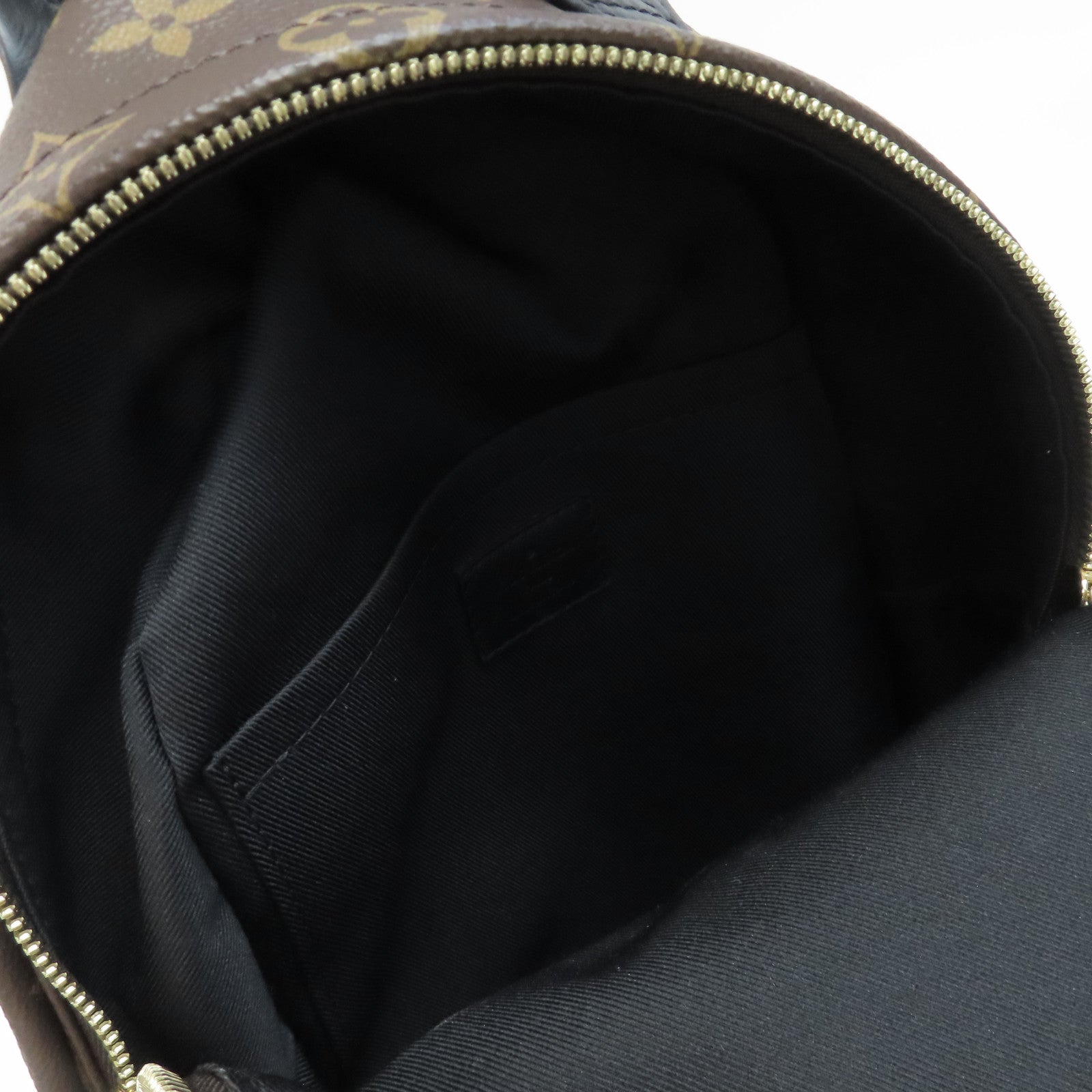 LOUIS VUITTON Monogram Palm Springs PM金扣背包啡色