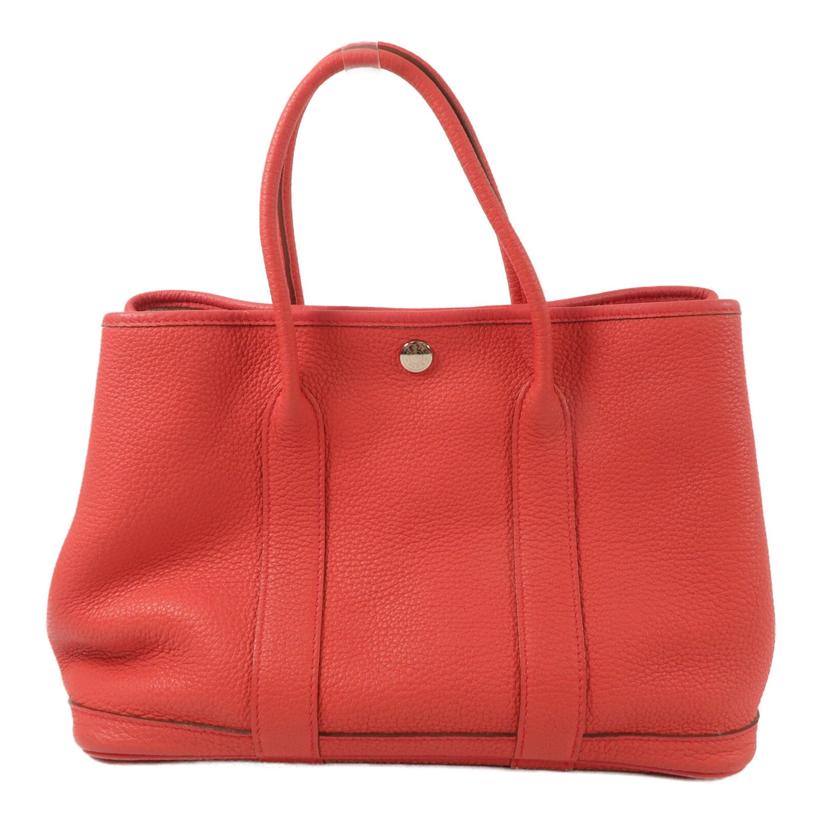 HERMES Negonda皮革Garden Party TPM手挽袋Bougainvillier