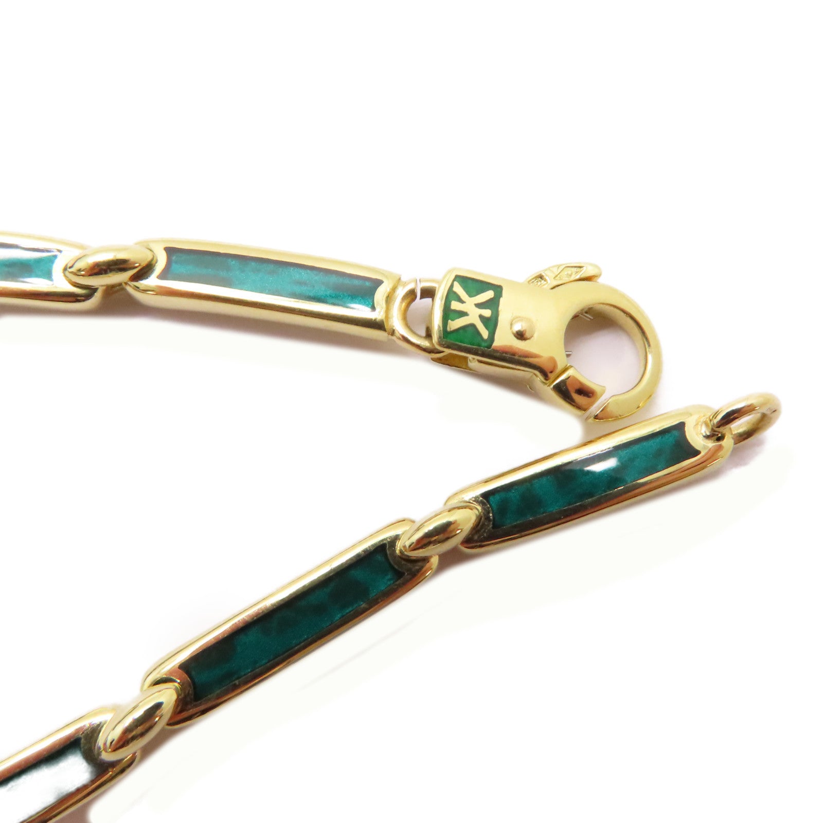 JEWELRY 18K黃金Korloff Necklace項鍊綠色