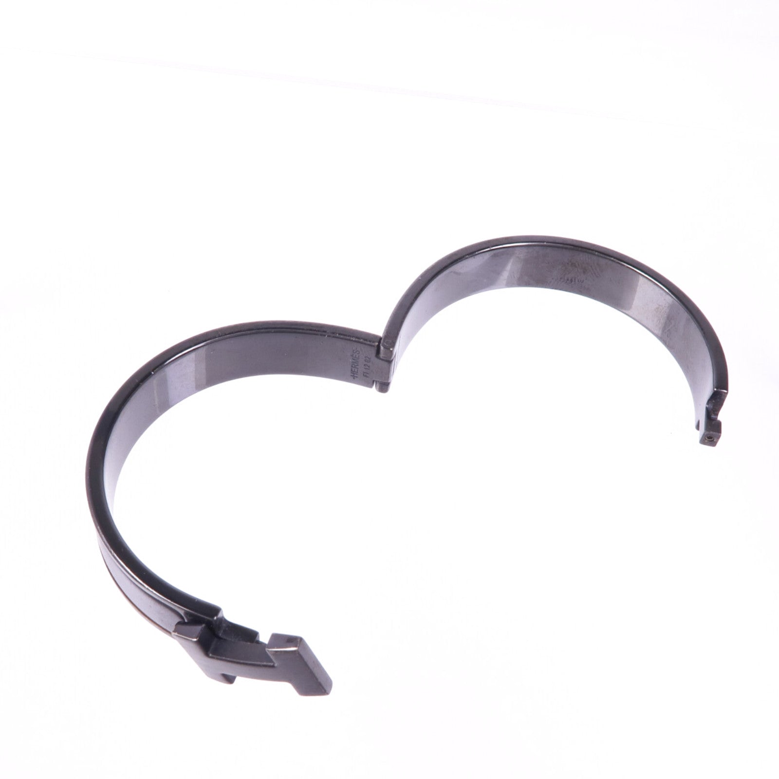 HERMES 金屬/琺瑯Clic HH So Black手鐲