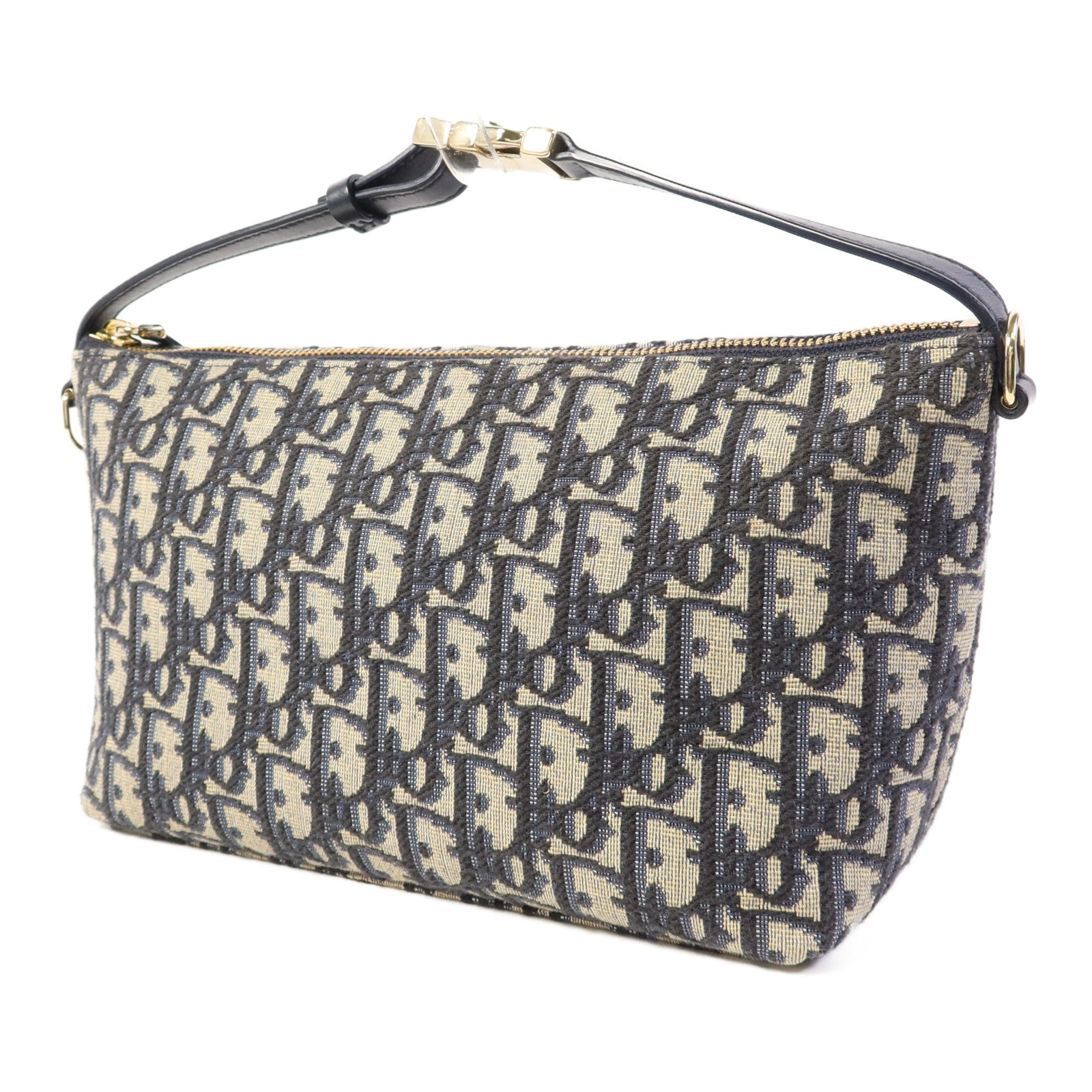 Dior 帆布Travel Nomad Pouch金扣手挽袋