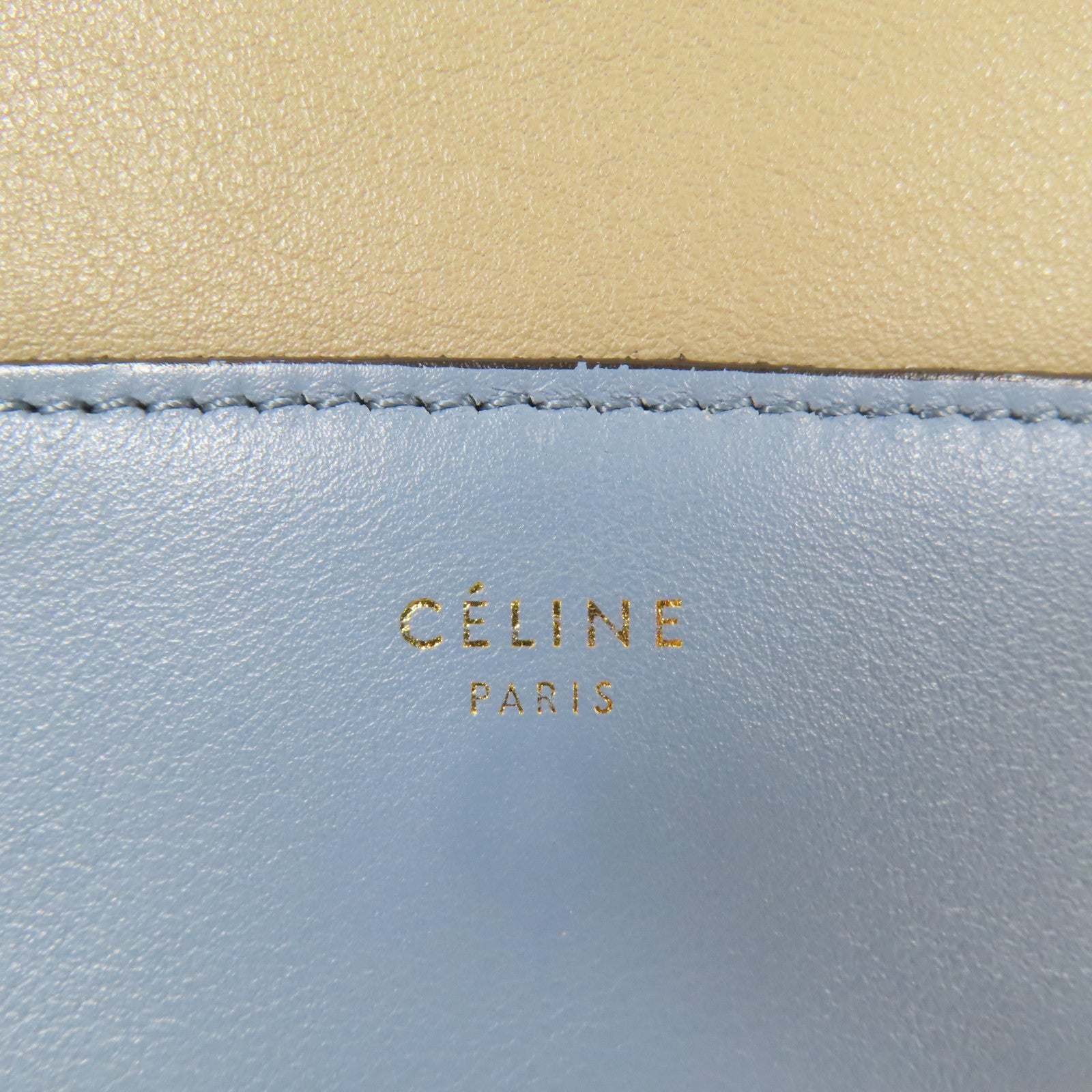 CELINE 牛皮皮革Frame Bag金扣肩背袋