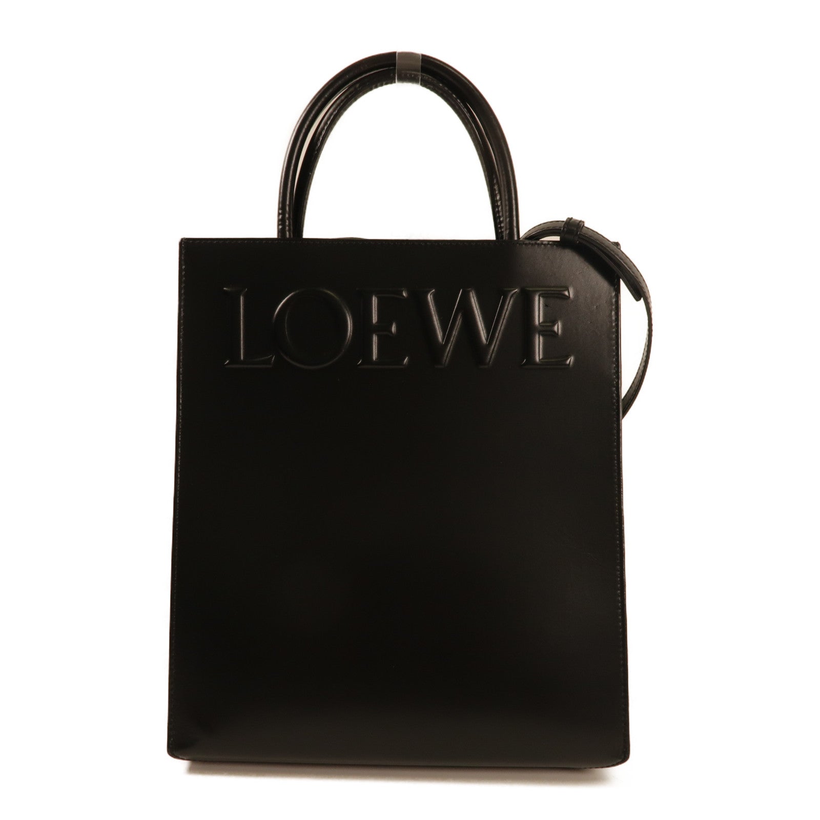 LOEWE 牛皮皮革2Way Bag手挽肩背兩用袋