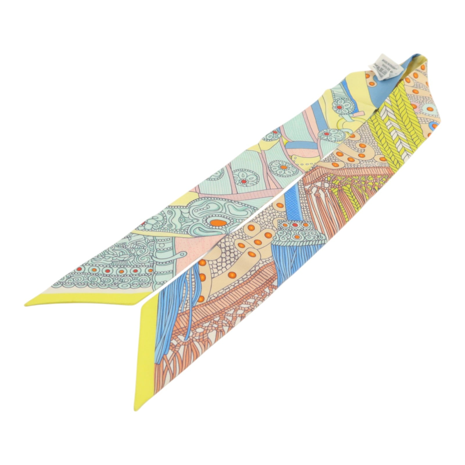 HERMES 絲質Twilly絲巾
