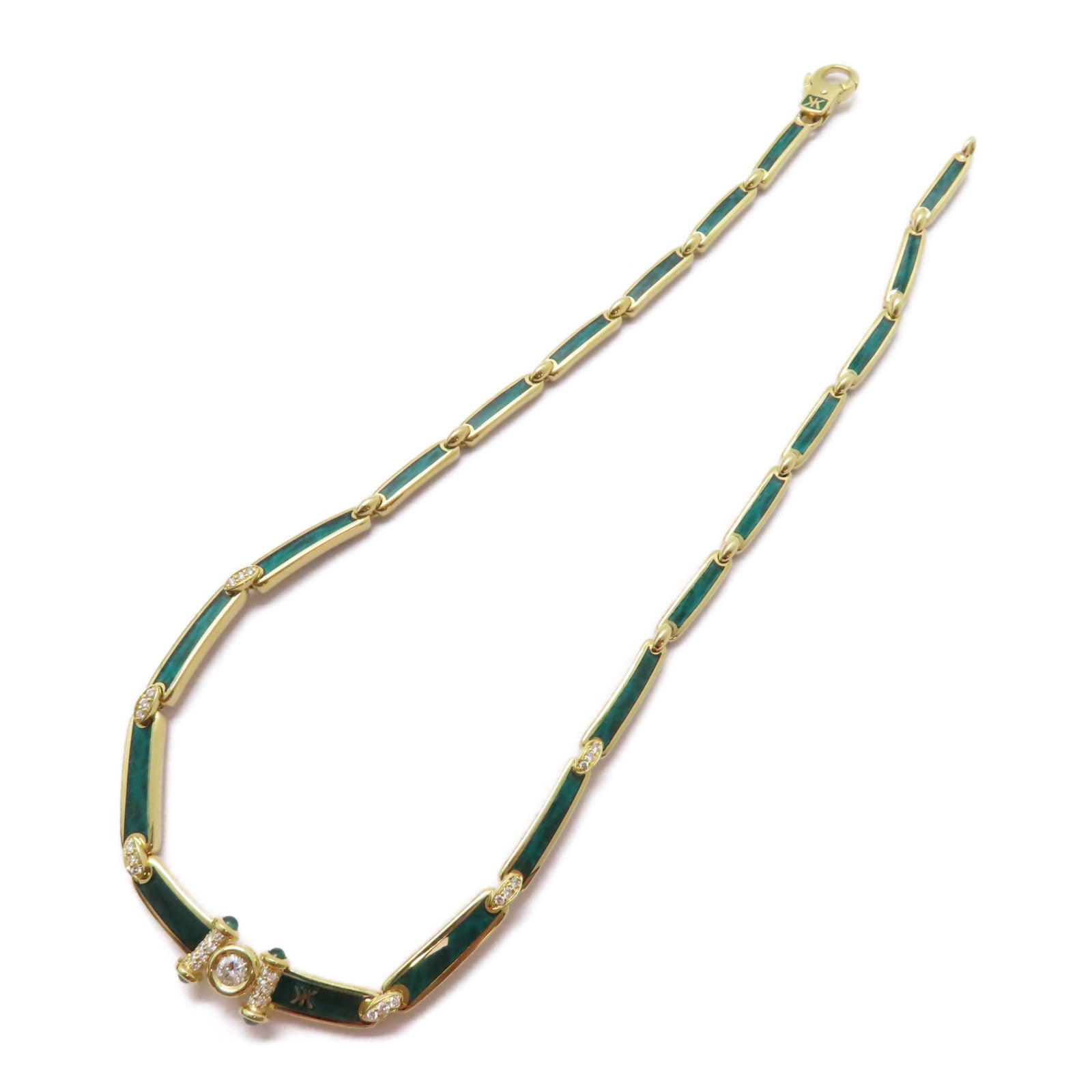 JEWELRY 18K黃金Korloff Necklace項鍊綠色