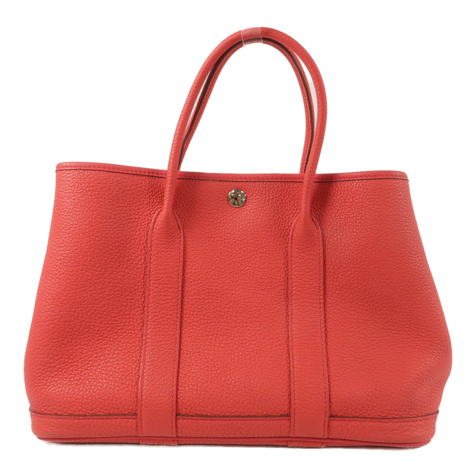 HERMES Negonda皮革Garden Party TPM手挽袋Bougainvillier