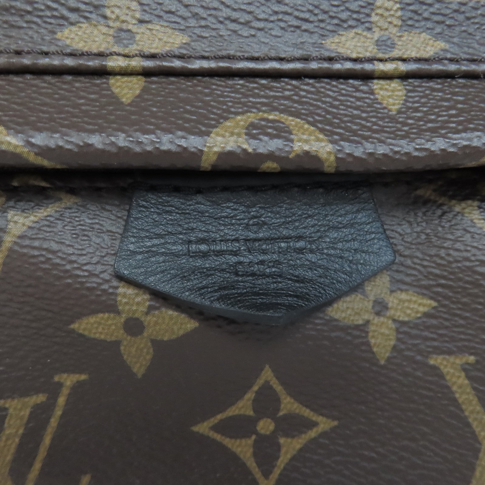 LOUIS VUITTON Monogram Palm Springs PM金扣背包啡色