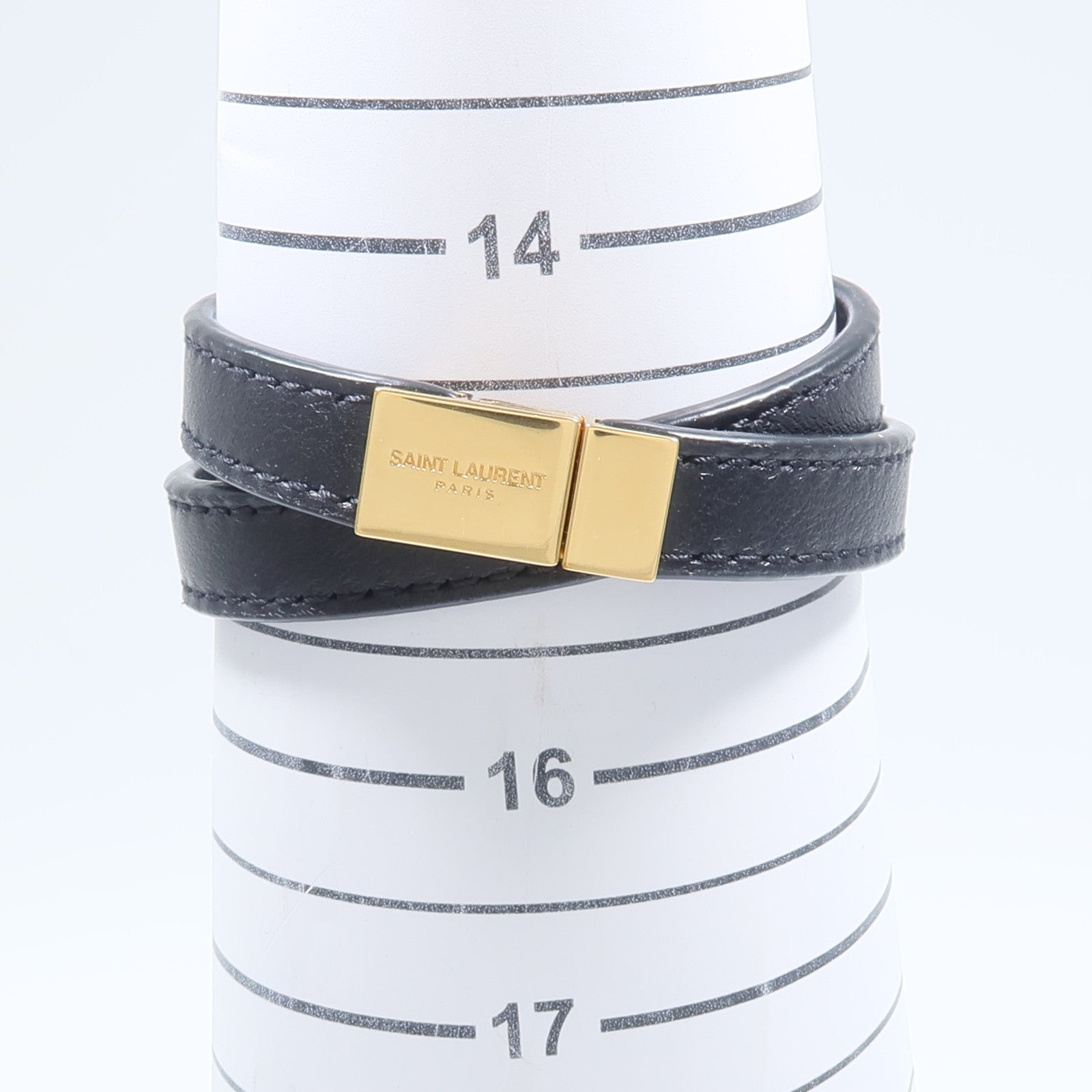 SAINT LAURENT 金屬/牛皮皮革Bracelet手鏈