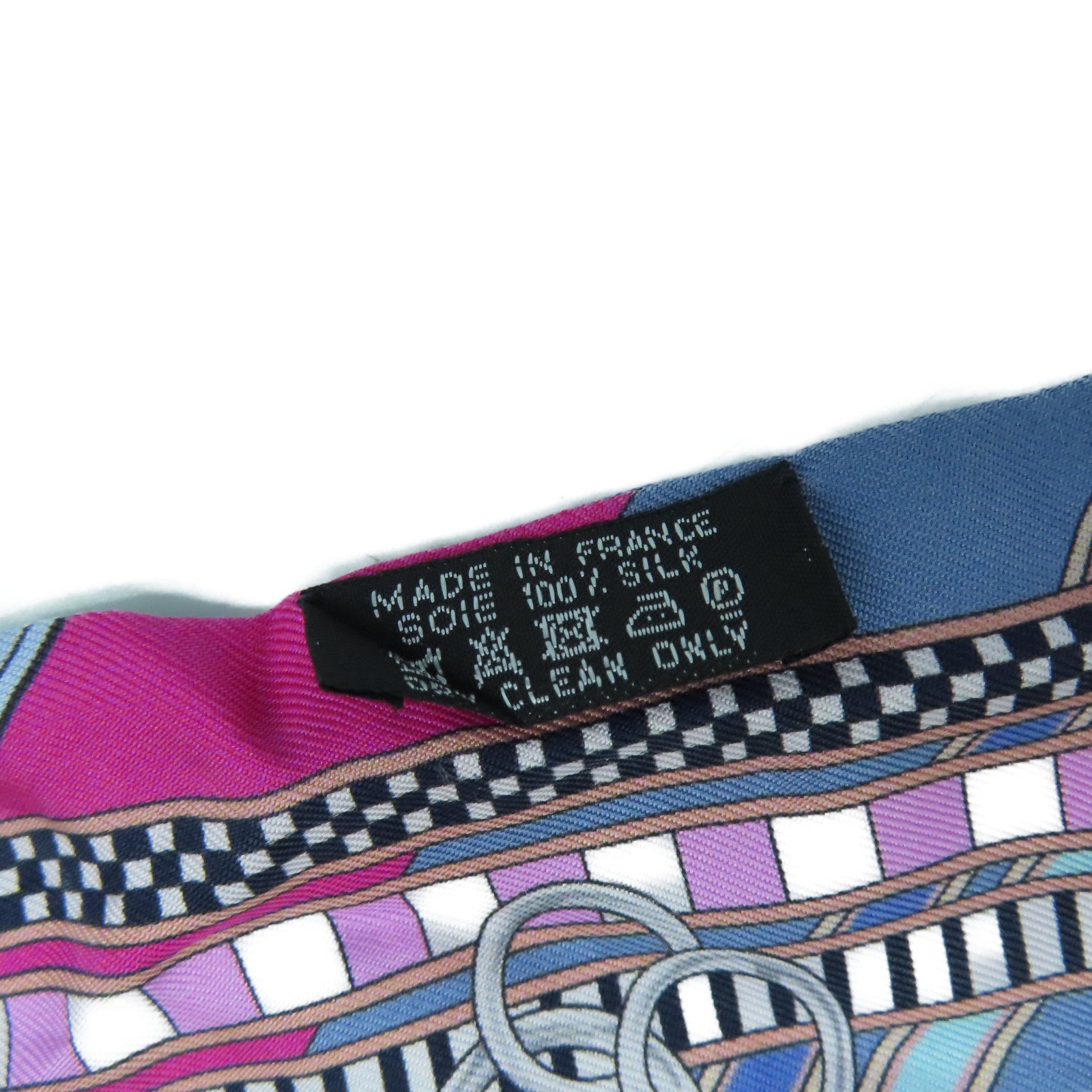 HERMES 【激減優惠】絲質Twilly Scarf絲巾藍色/紅色