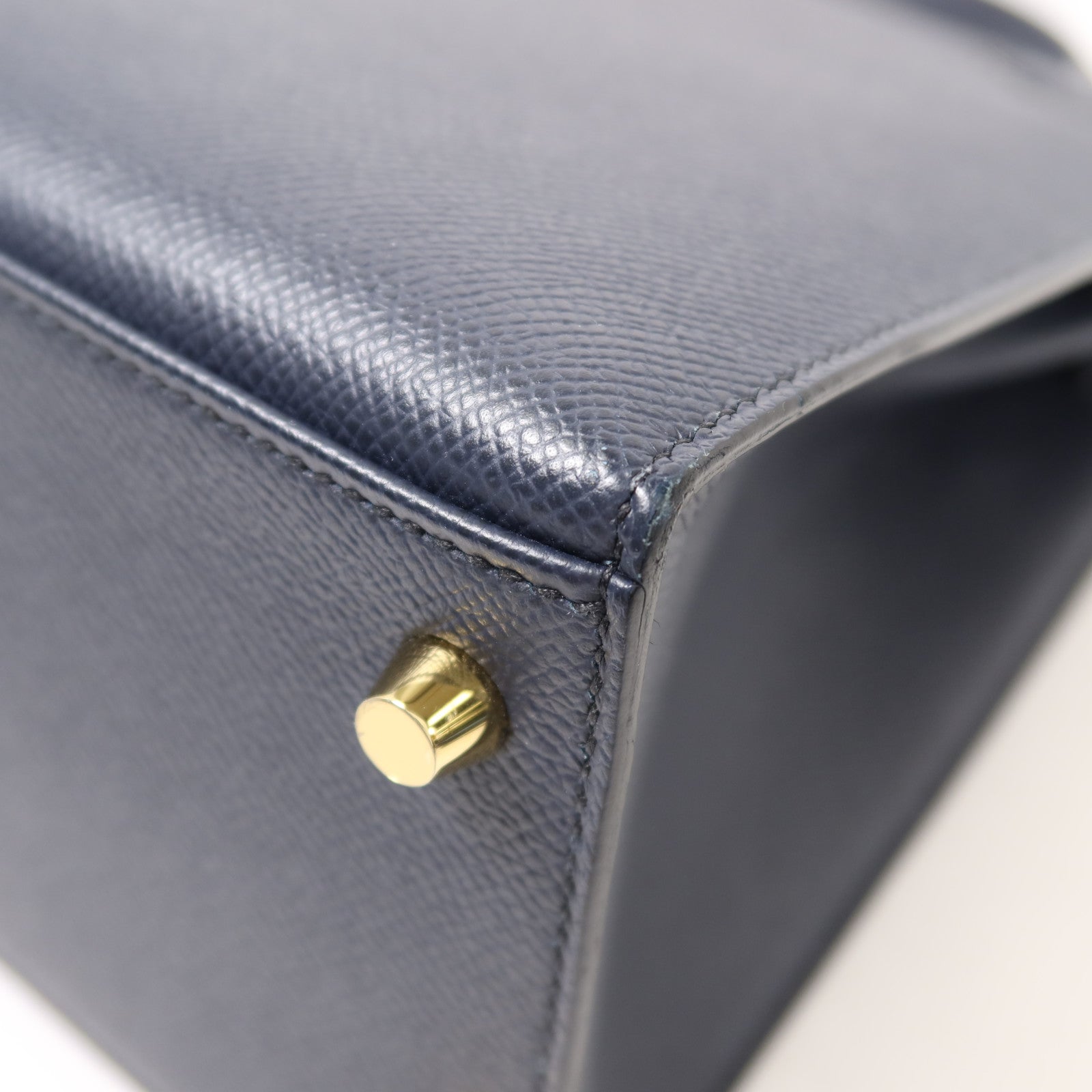 HERMES Epsom皮革Kelly 28金扣手挽肩背兩用袋Blue IndigoBlue Indigo