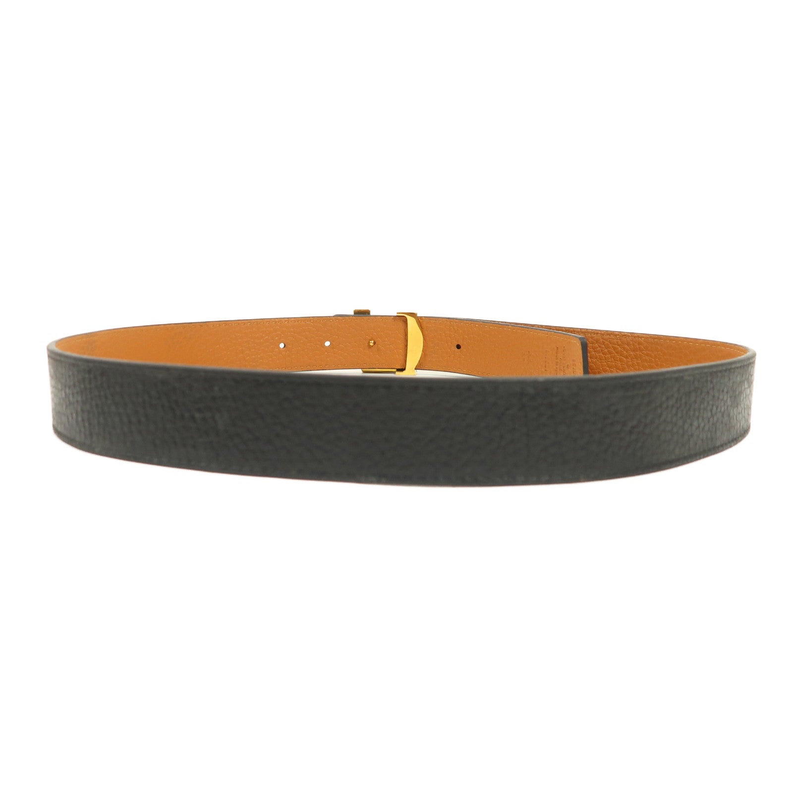 LOUIS VUITTON 牛皮皮革Belt金扣皮帶