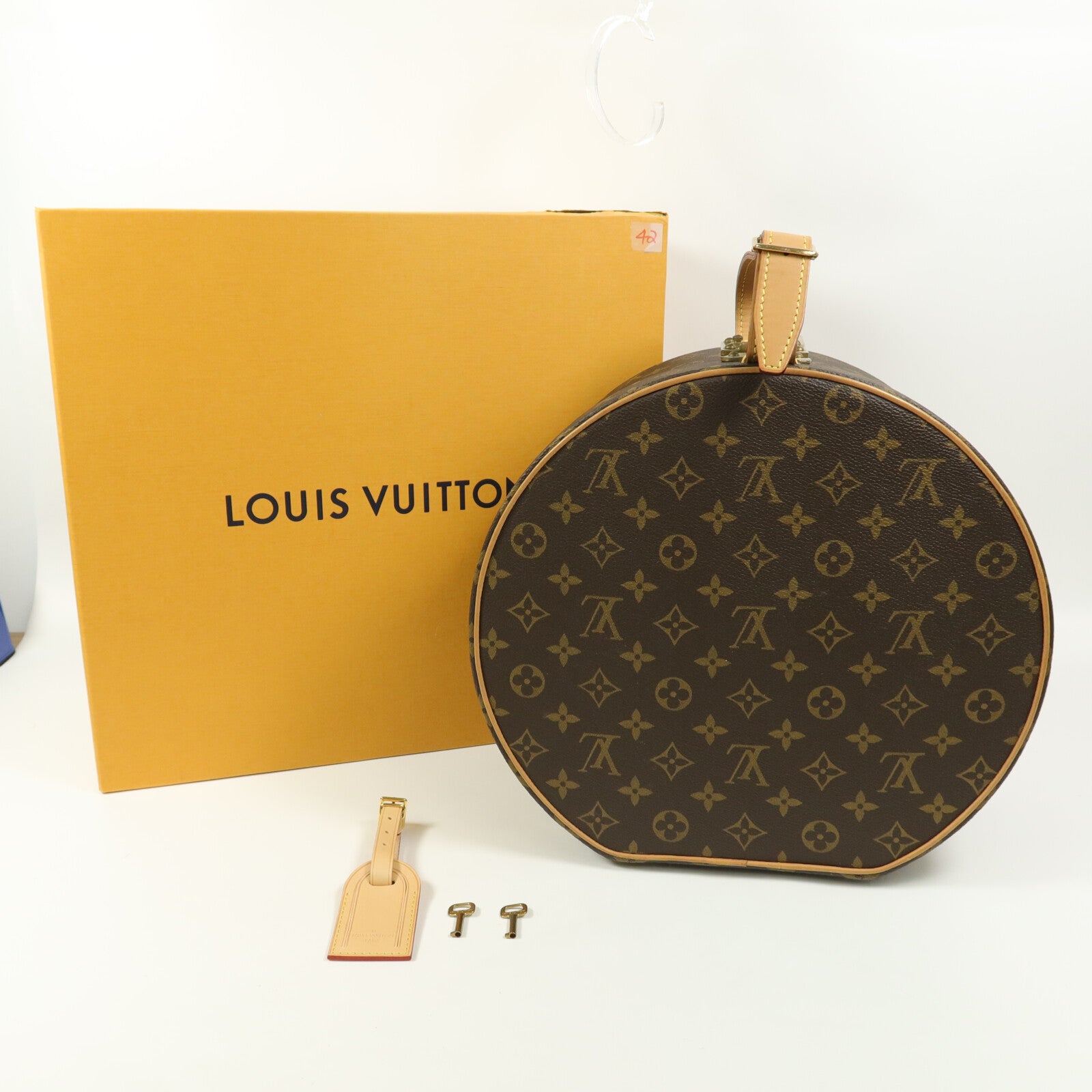LOUIS VUITTON Monogram Boite Chapeau 30手挽袋
