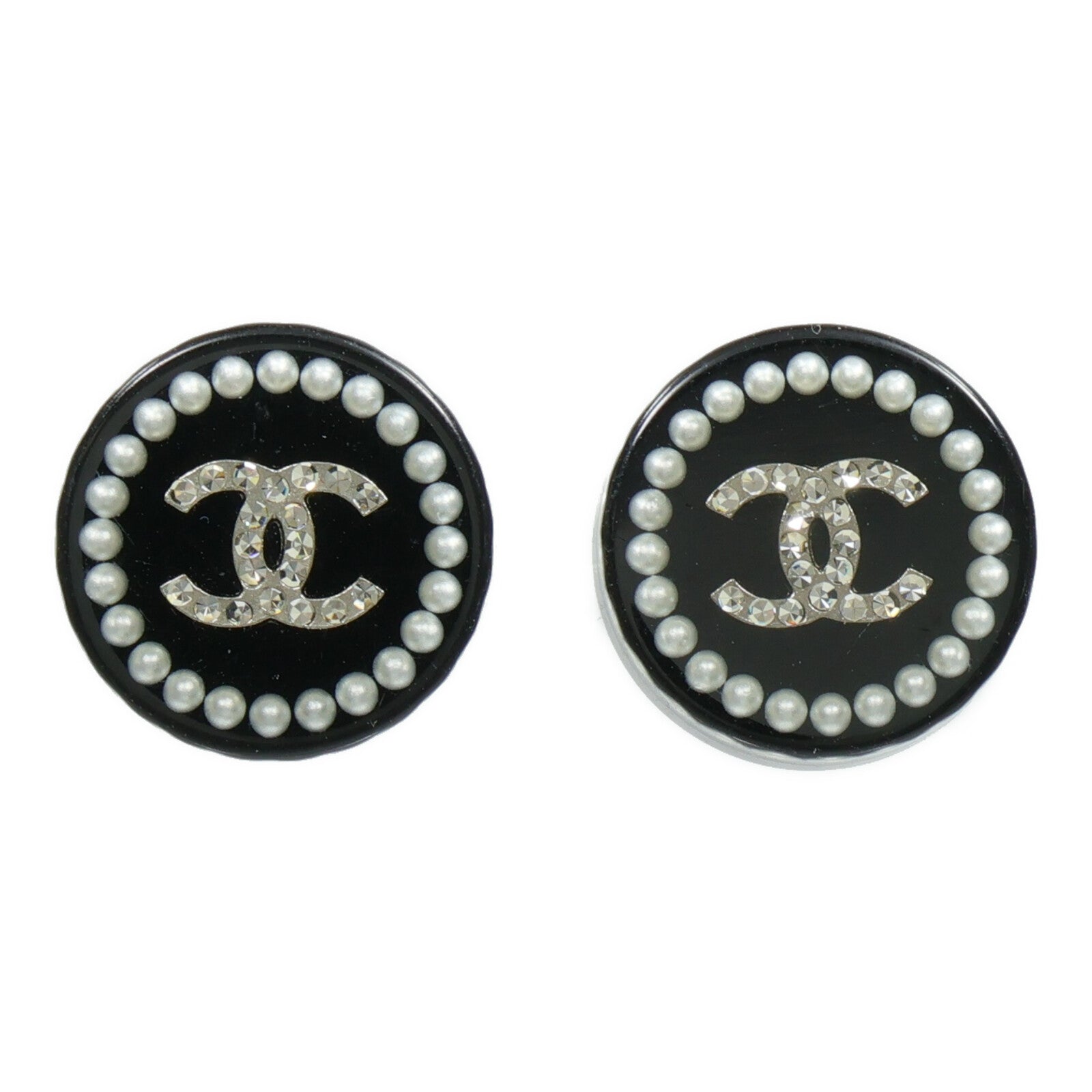 CHANEL 金屬/PVC Earrings耳環