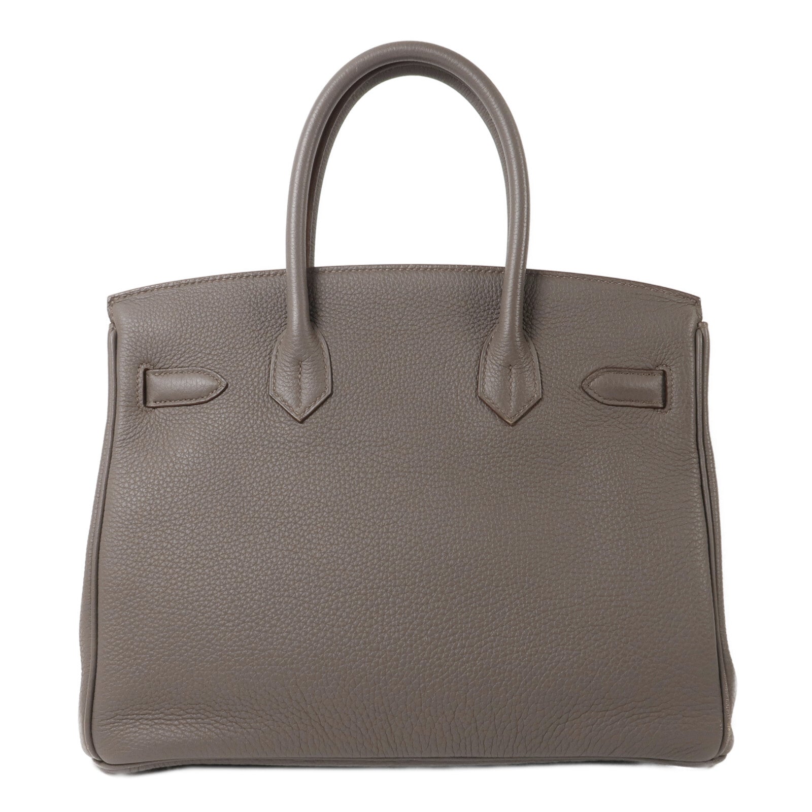 HERMES Togo皮革Birkin 30手挽袋Etain