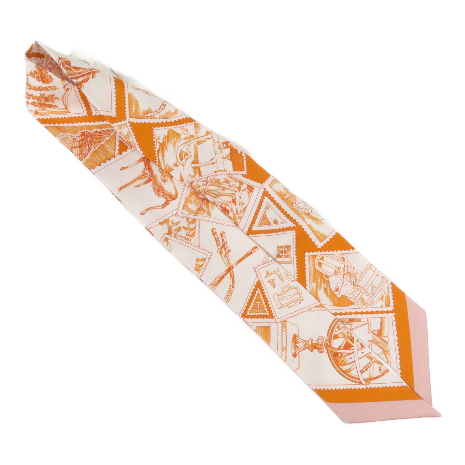 HERMES 絲質Twilly絲巾