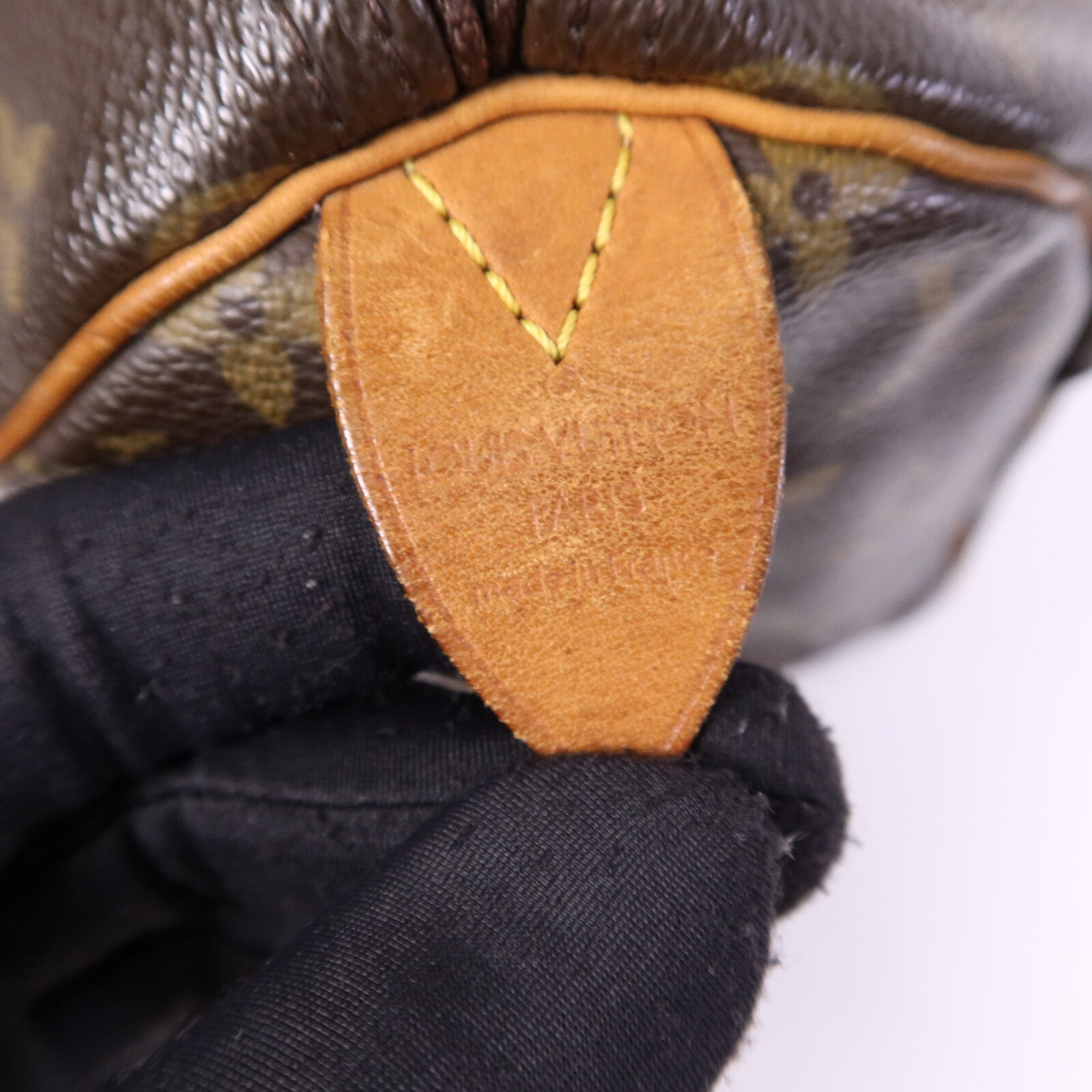 LOUIS VUITTON Monogram Speedy 30金扣手挽袋
