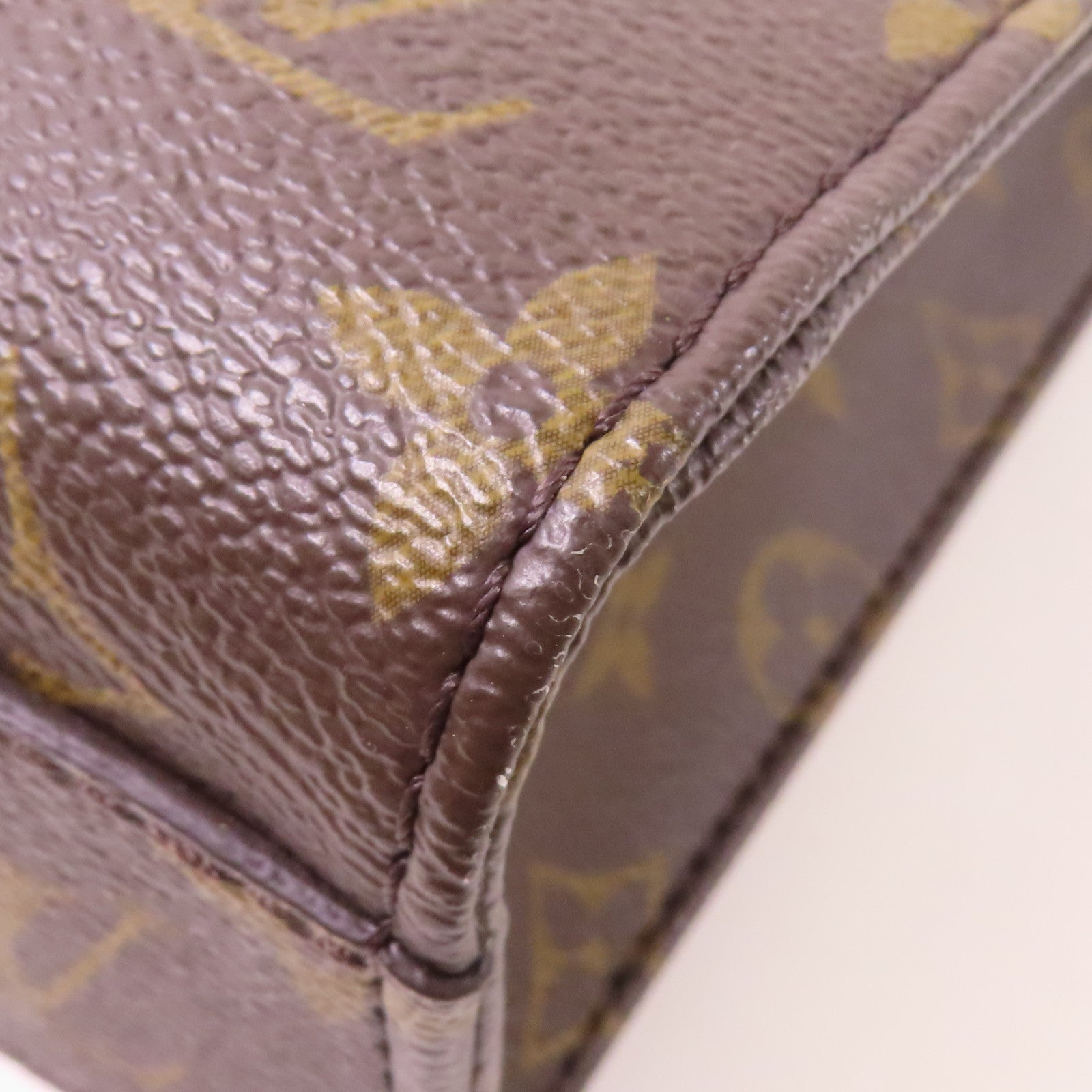 LOUIS VUITTON LV GHW Sac Plat BB 2 Way Shoulder Handbag M45847 Monogram Brown