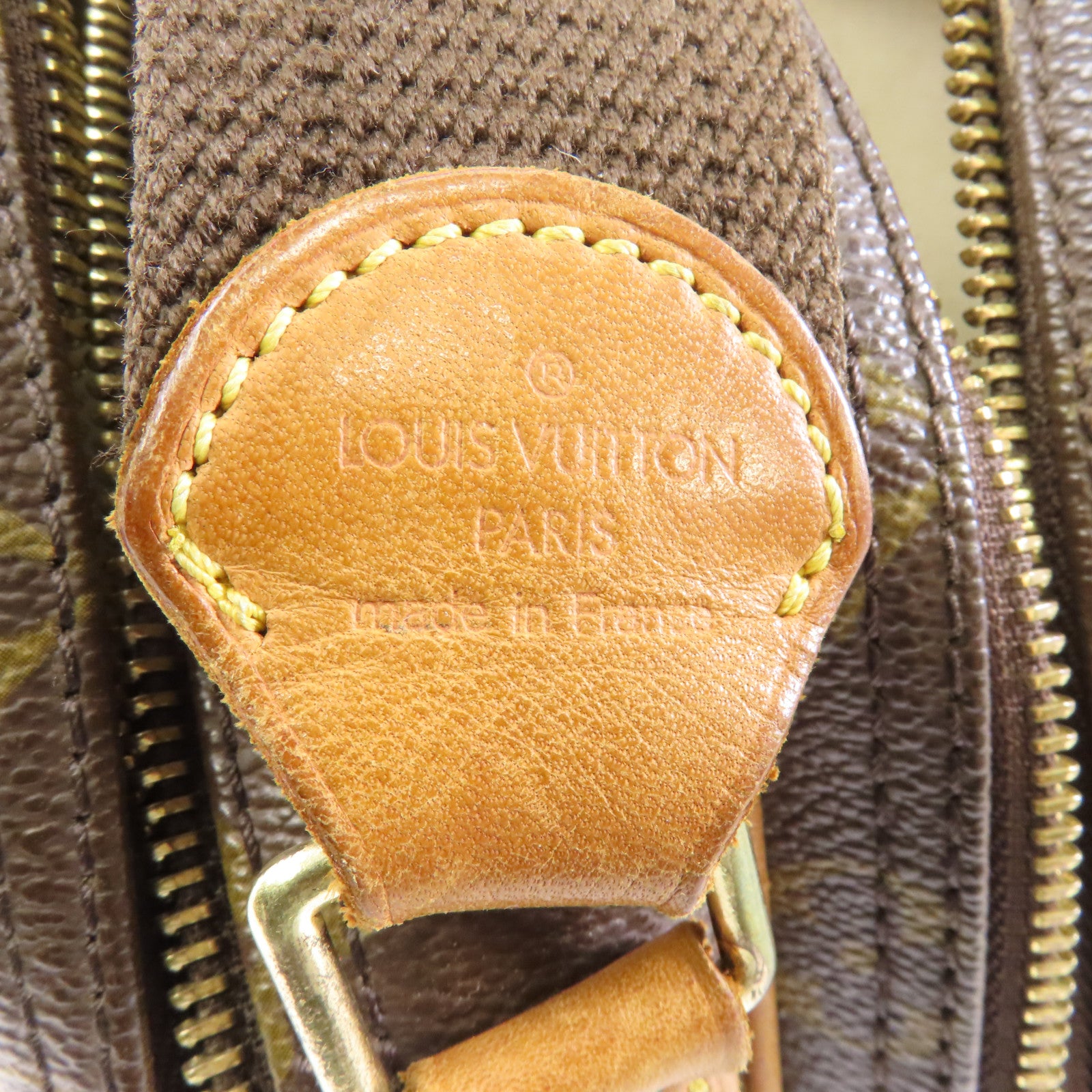 LOUIS VUITTON Monogram Reporter金扣肩背袋啡色