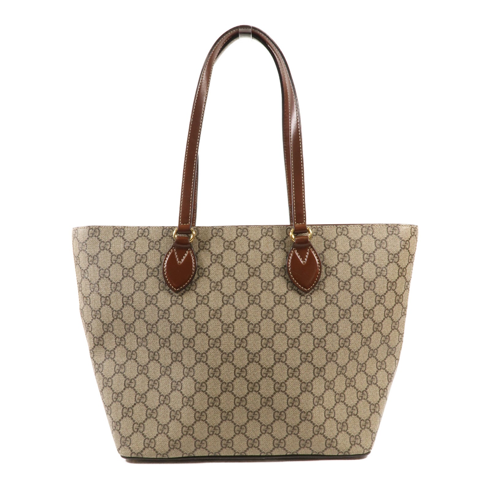 GUCCI 塗層帆布Tote Bag金扣手挽袋