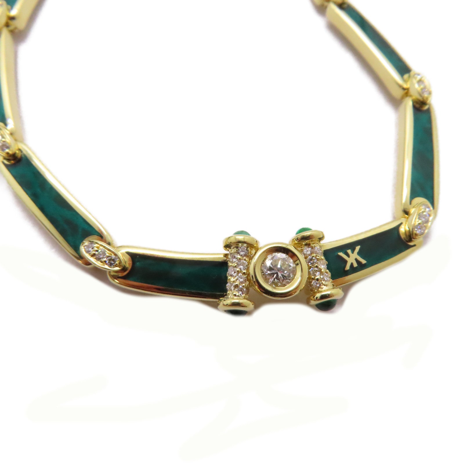 JEWELRY 18K黃金Korloff Necklace項鍊綠色