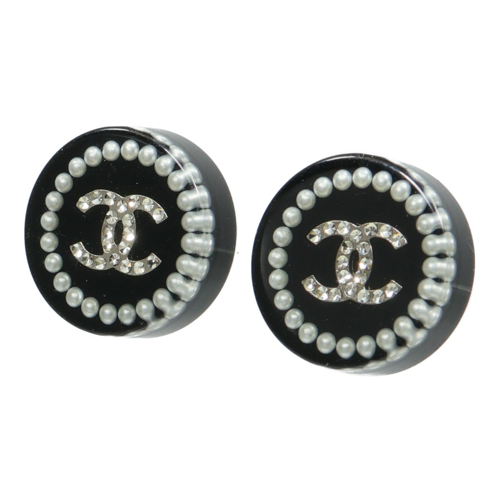 CHANEL 金屬/PVC Earrings耳環