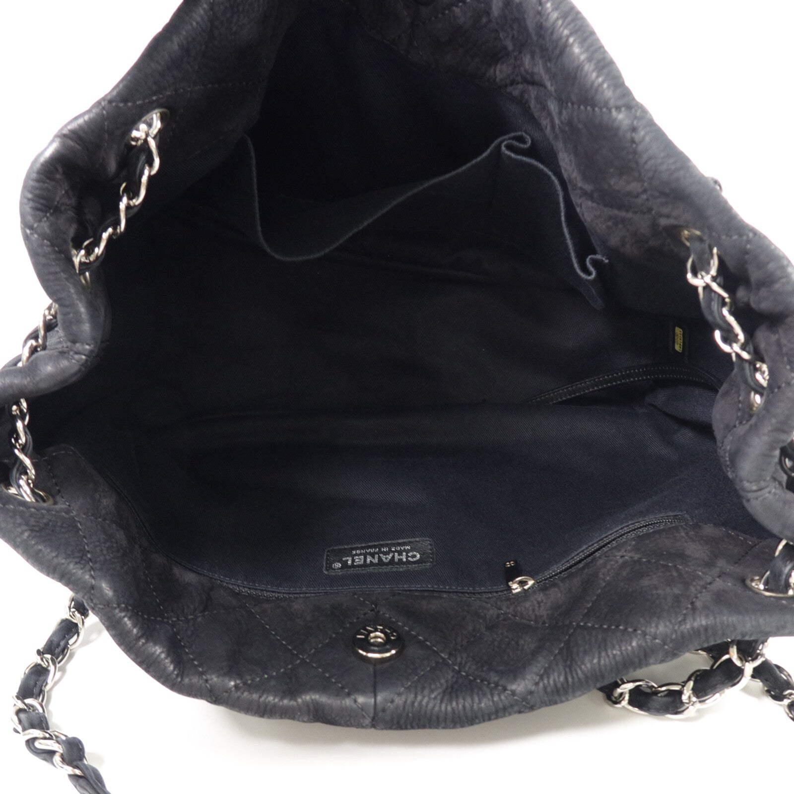 CHANEL 麂皮皮革Chain Shoulder鏈帶肩背袋