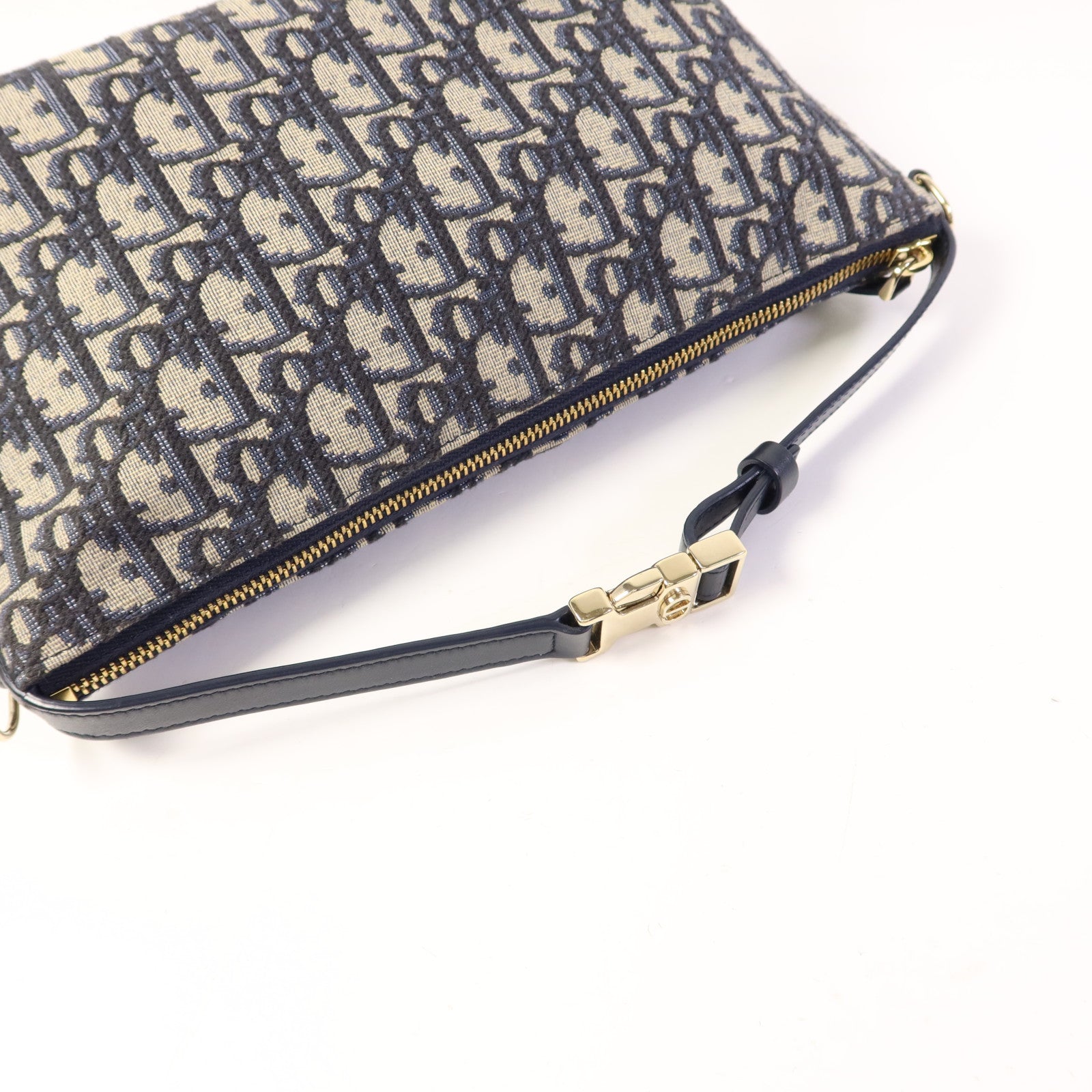 Dior 帆布Travel Nomad Pouch金扣手挽袋