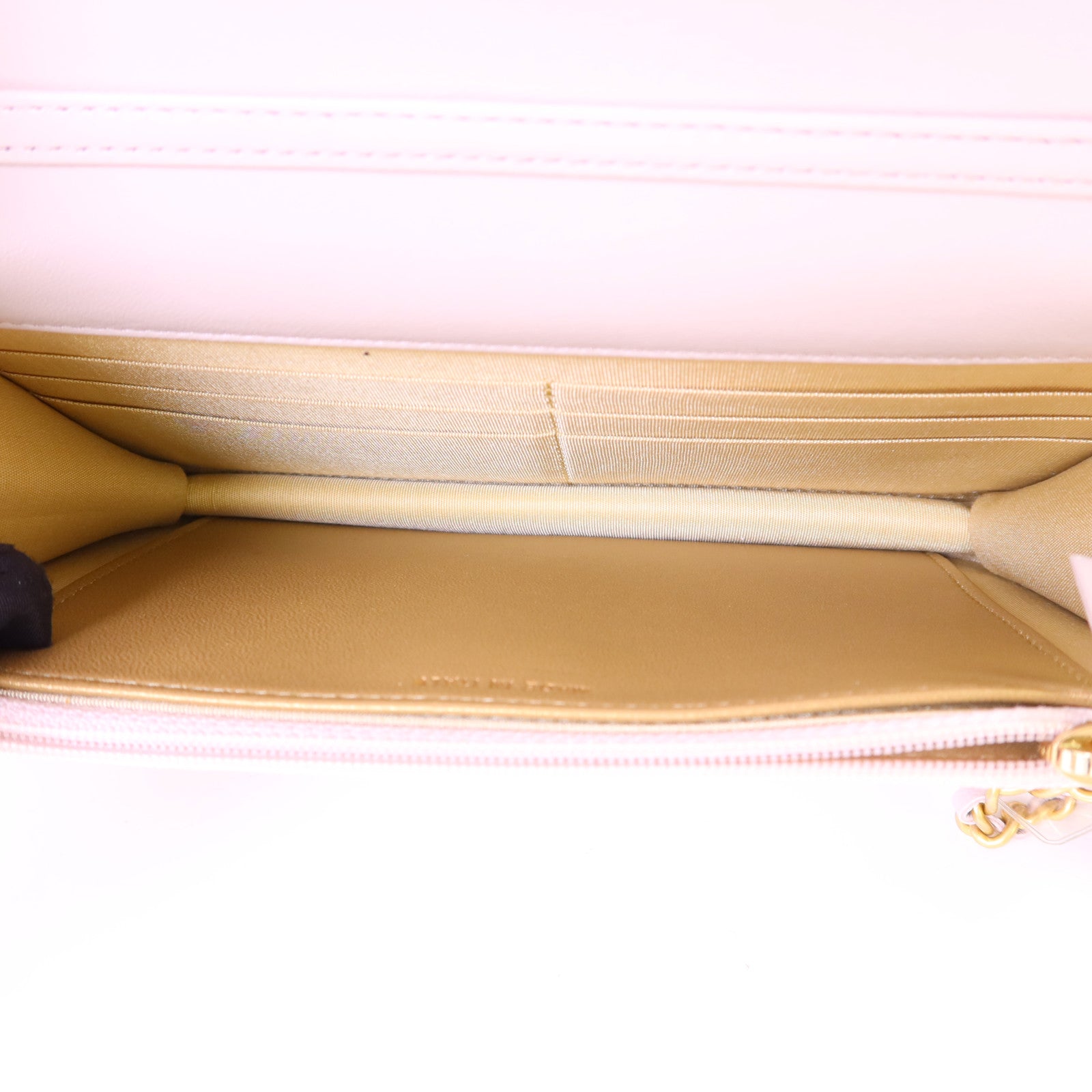 CHANEL 羊皮皮革WOC Wallet On Chain金扣鏈帶肩背袋