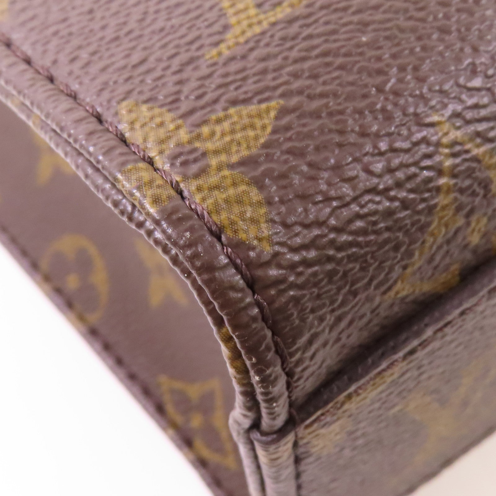 LOUIS VUITTON LV GHW Sac Plat BB 2 Way Shoulder Handbag M45847 Monogram Brown