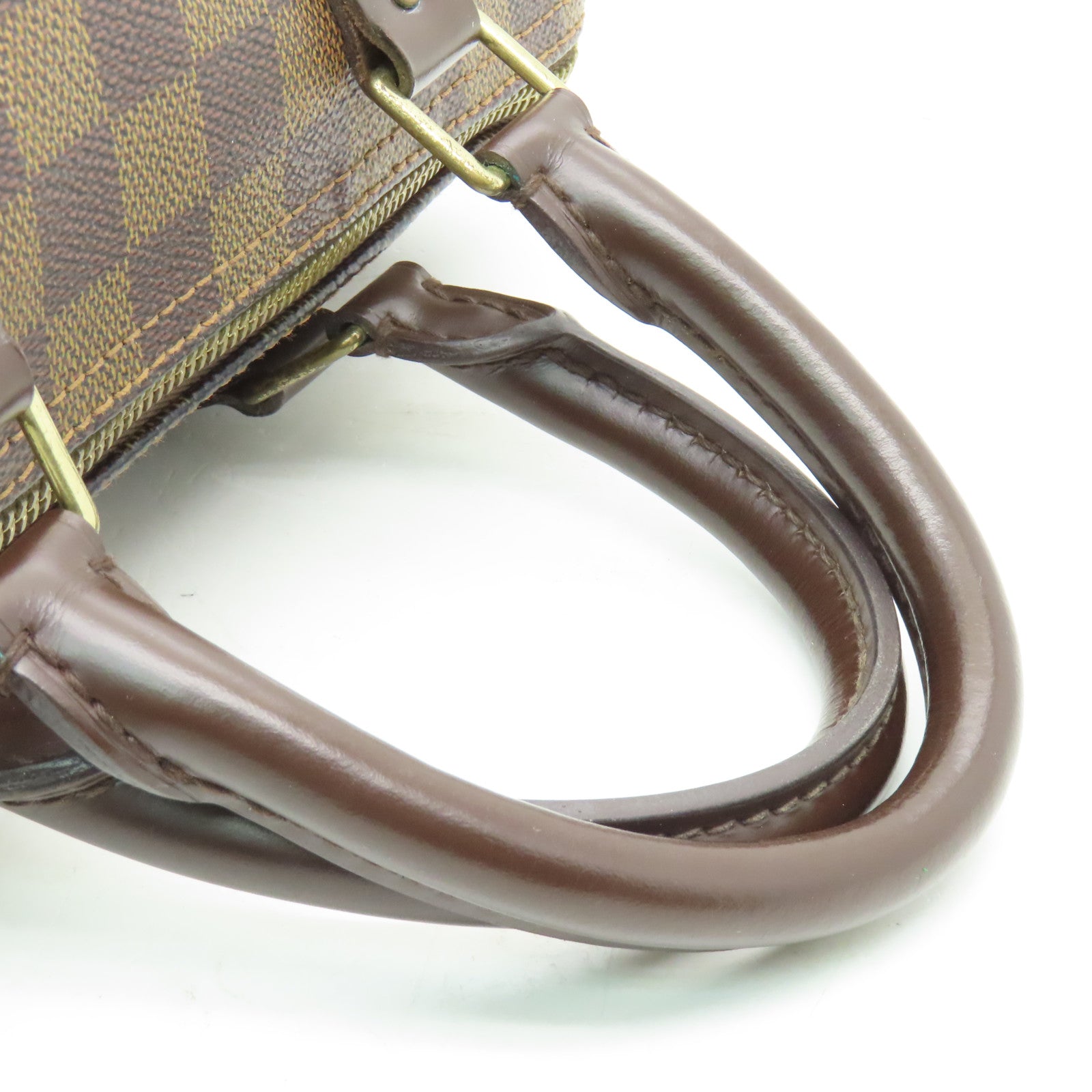 LOUIS VUITTON 【激減優惠】Damier Speedy 25金扣手挽袋啡色
