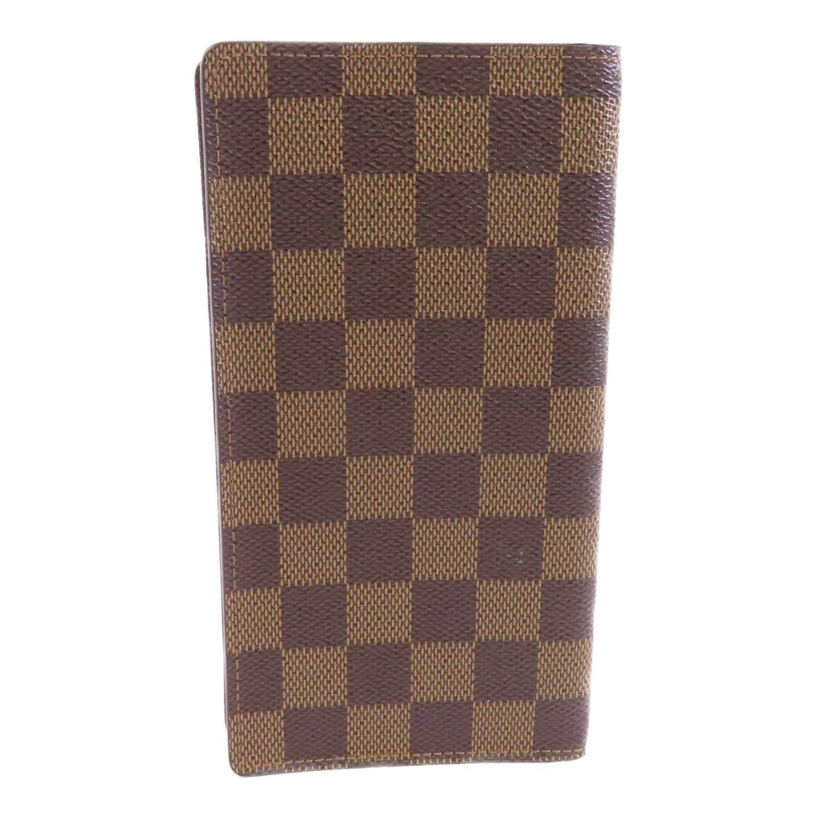LOUIS VUITTON Damier Porte Cartes Credit長錢包啡色
