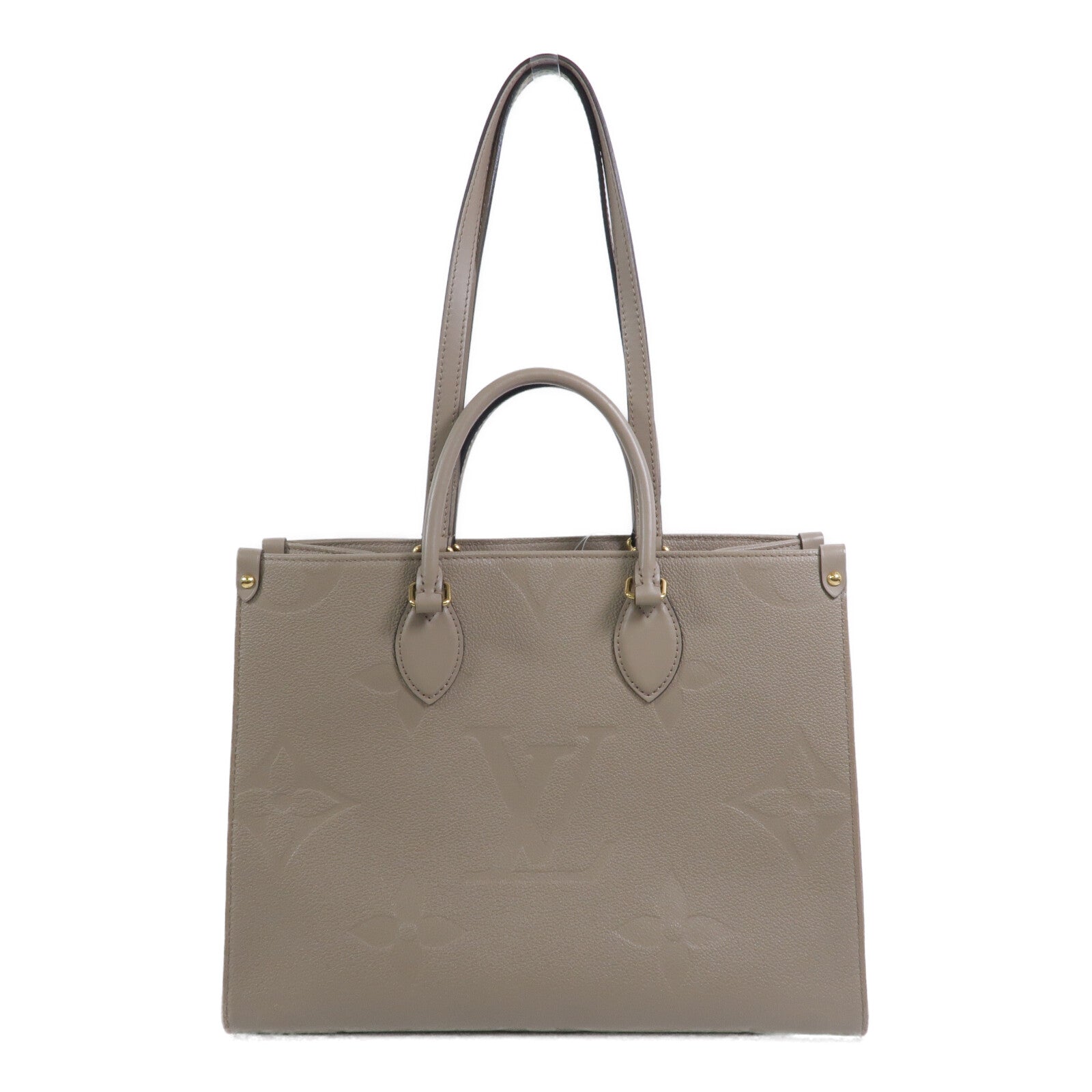 LOUIS VUITTON Monogram Empreinte On The Go MM手挽肩背兩用袋